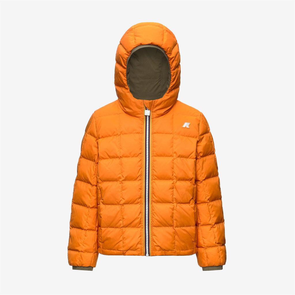 Jackets_BOY_P. JACK ST THERMO DOUBLE_Short_Green Army - Orange Md - Commercial 3