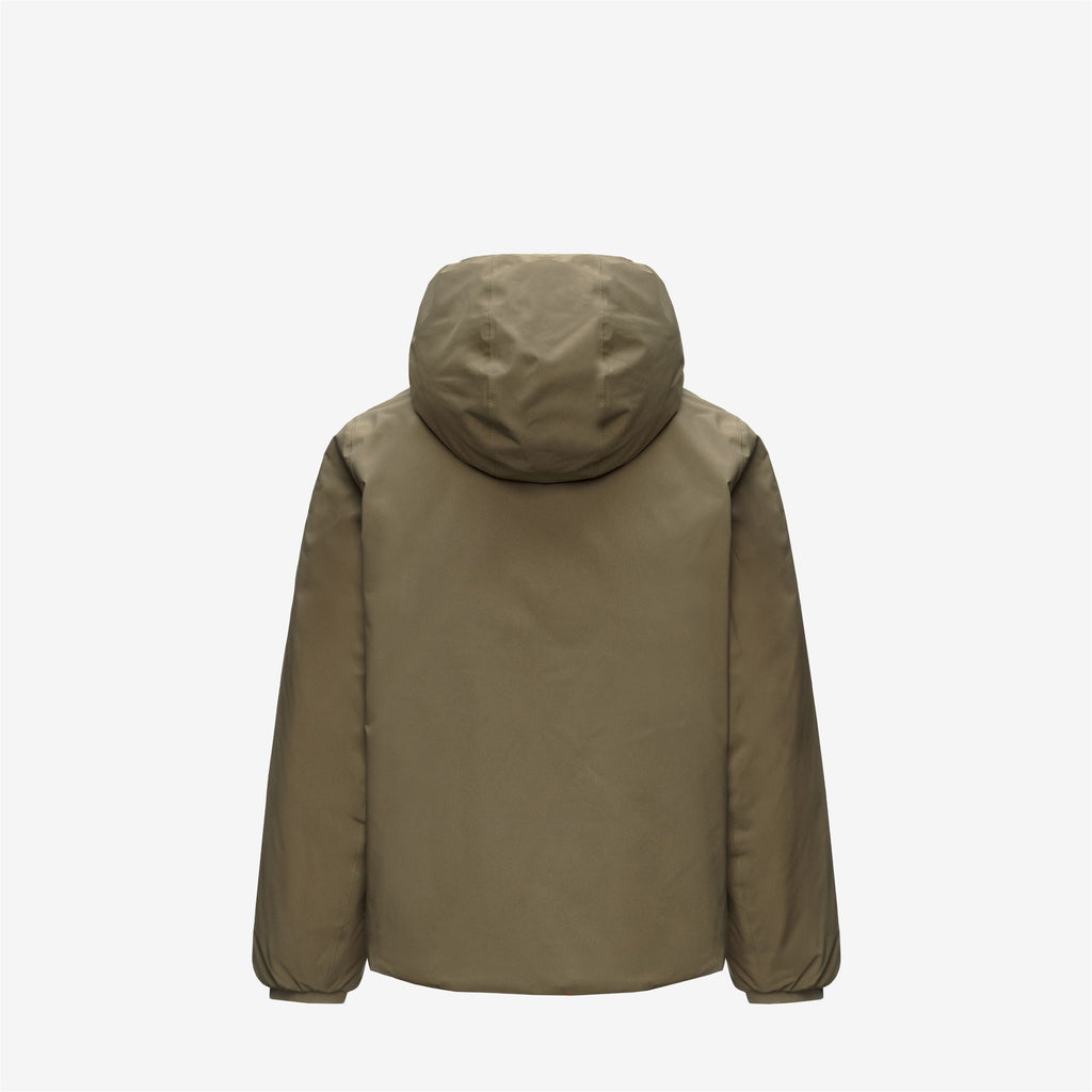 Jackets_BOY_P. JACK ST THERMO DOUBLE_Short_Green Army - Orange Md - Commercial 2