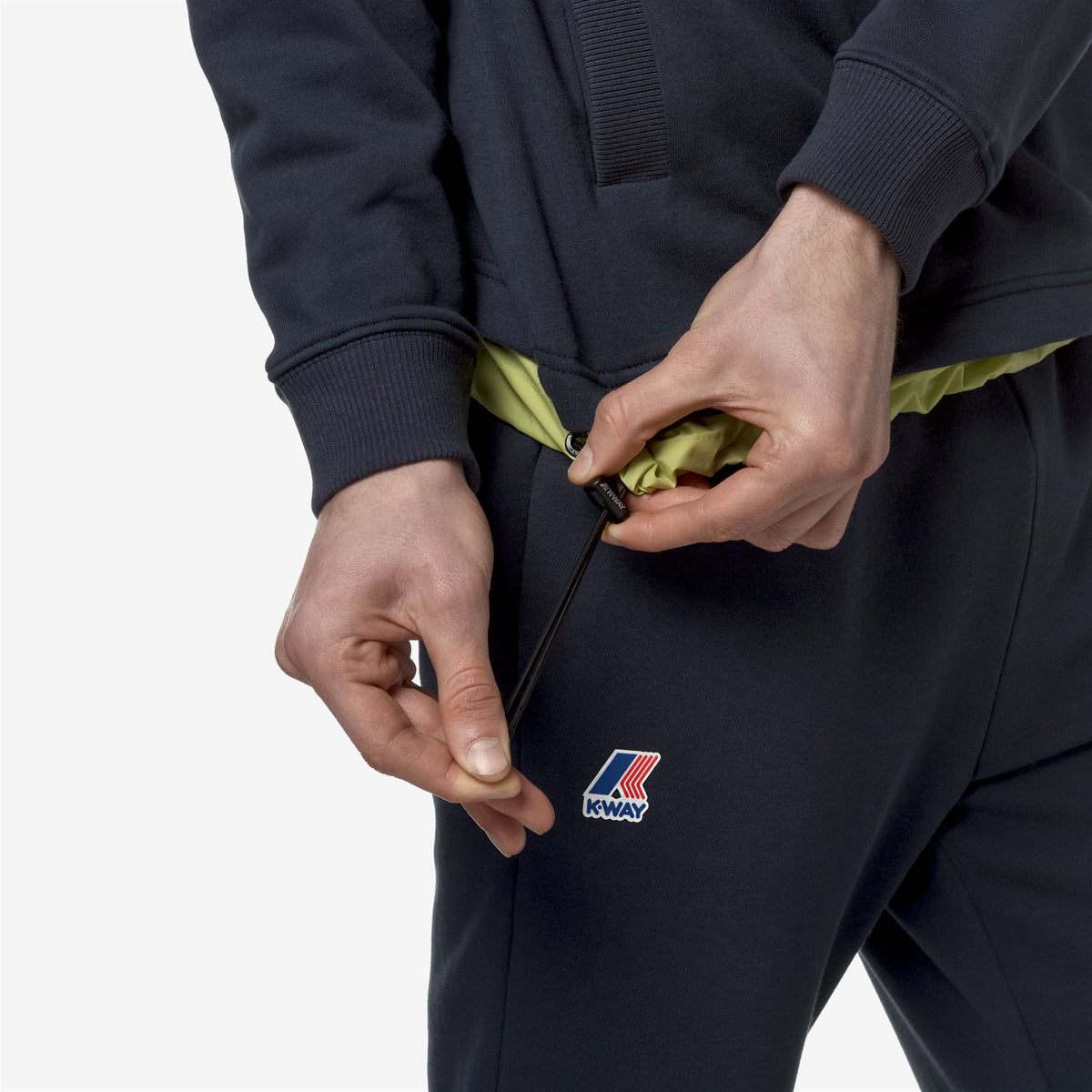 Fleece_Unisex_LE VRAI DONATIEN NYLON PC_Jumper_Blue Depth-Green Celery - Commercial 7