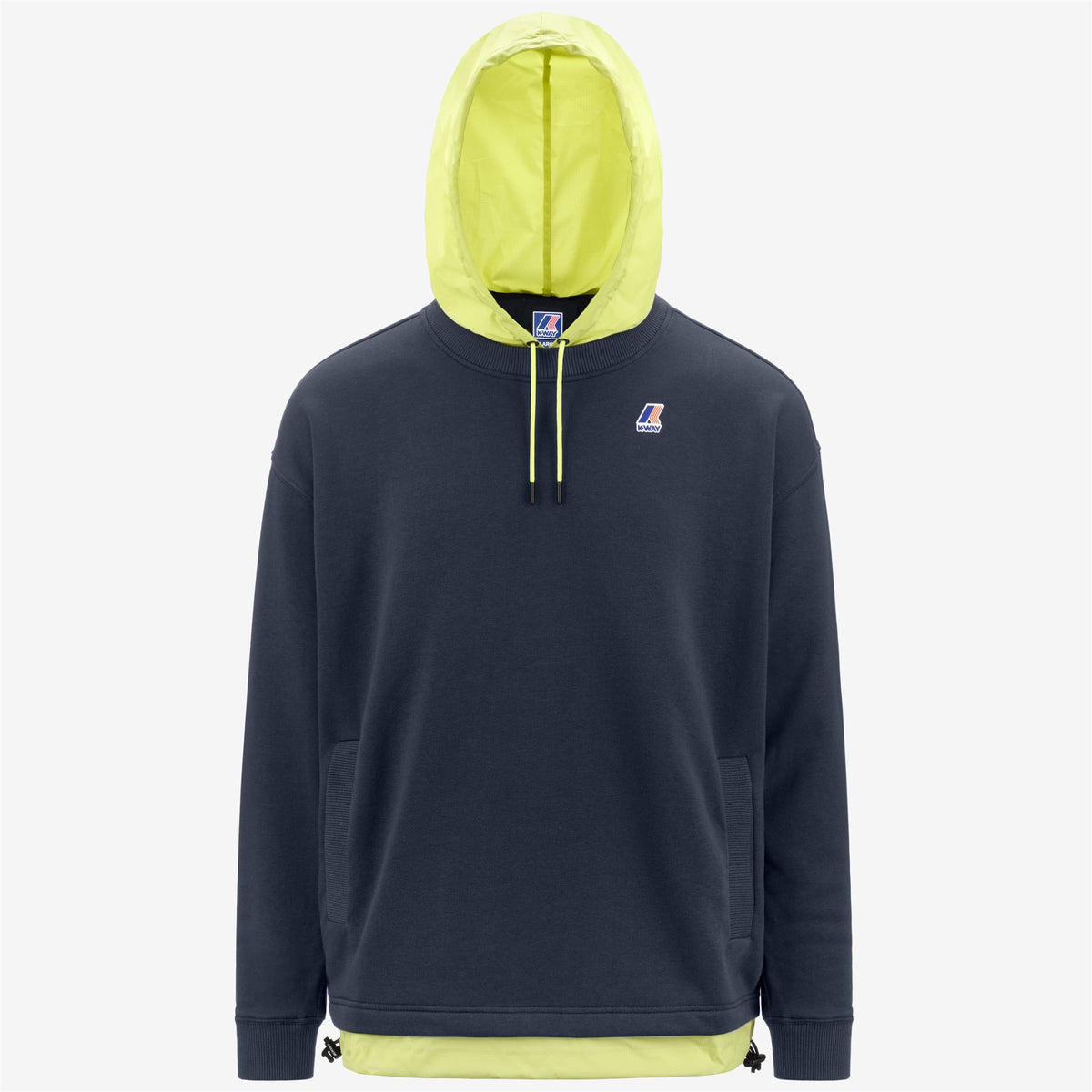 Fleece_Unisex_LE VRAI DONATIEN NYLON PC_Jumper_Blue Depth-Green Celery - Commercial 1