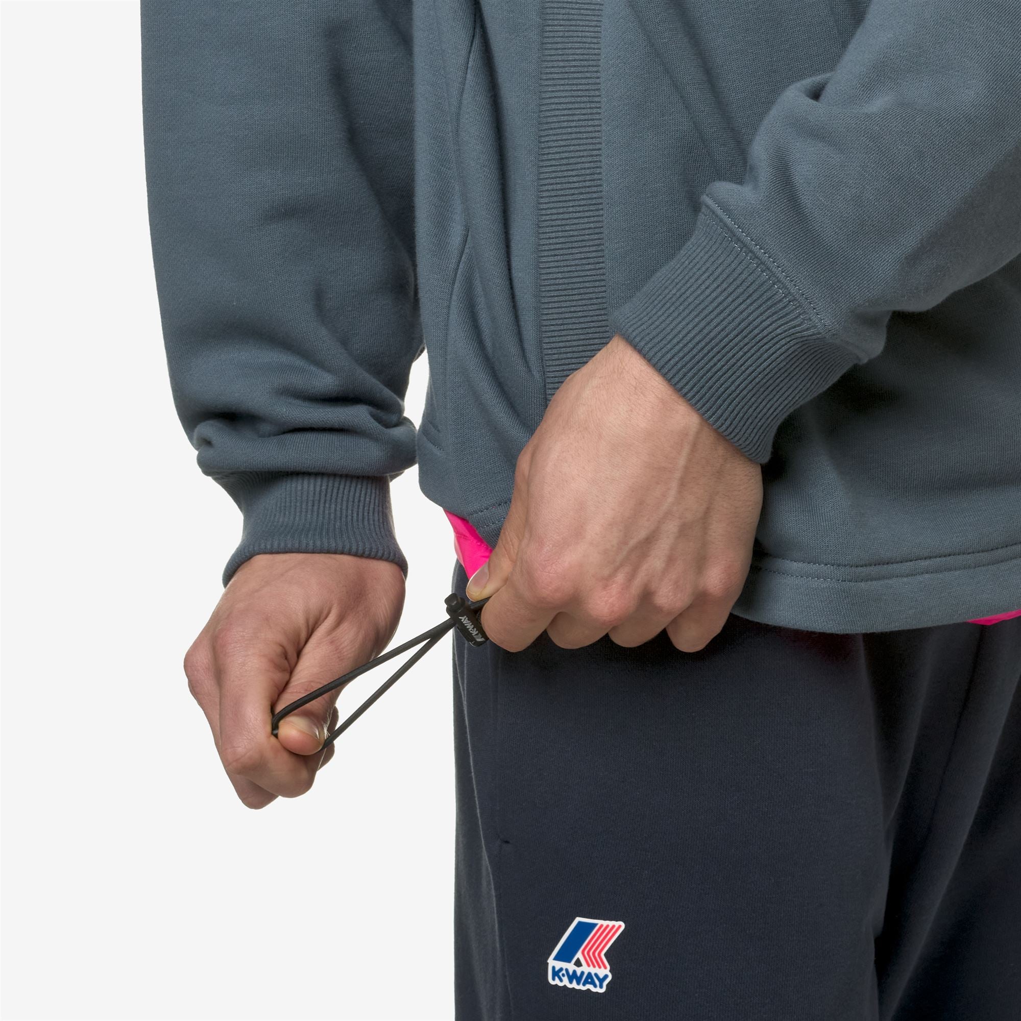 Fleece_Unisex_LE VRAI DONATIEN NYLON PC_Jumper_Grey Everest - Pink Intense - Commercial 7