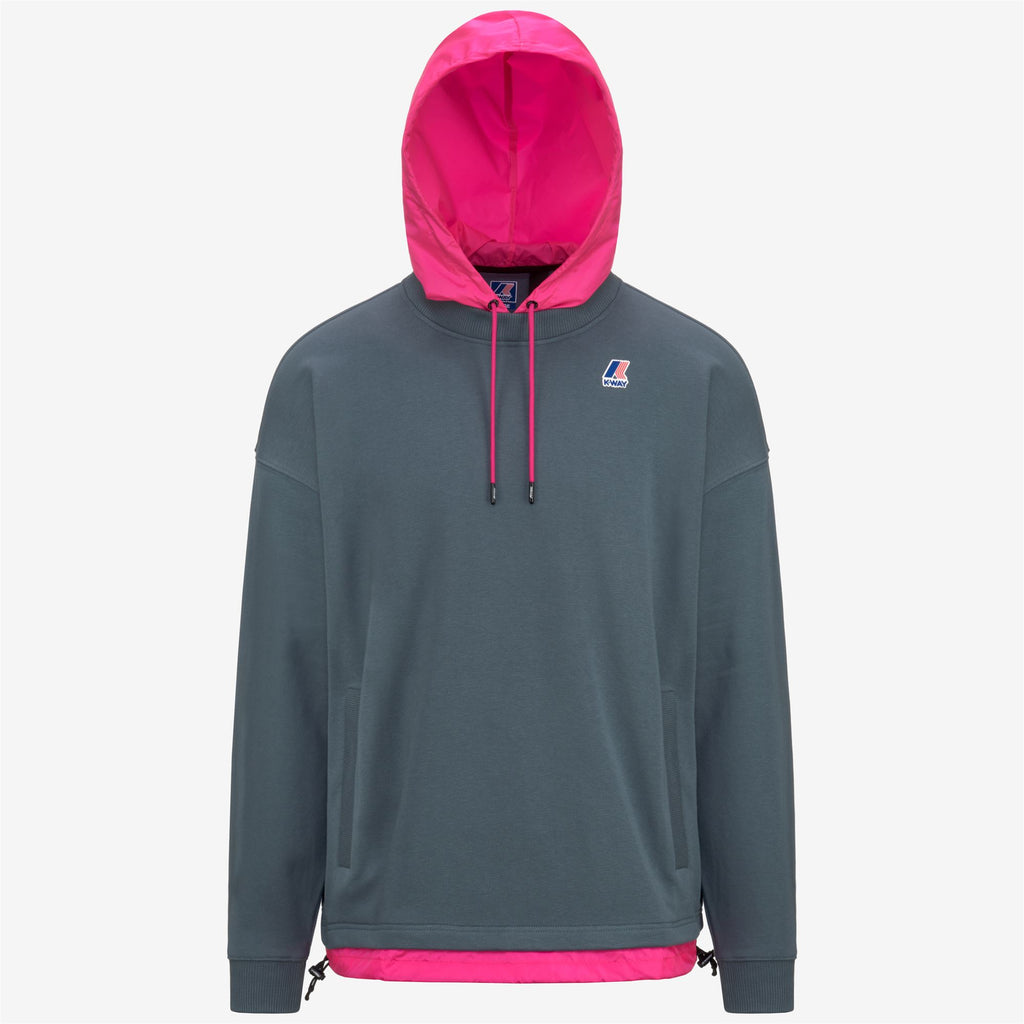 Fleece_Unisex_LE VRAI DONATIEN NYLON PC_Jumper_Grey Everest - Pink Intense - Commercial 1