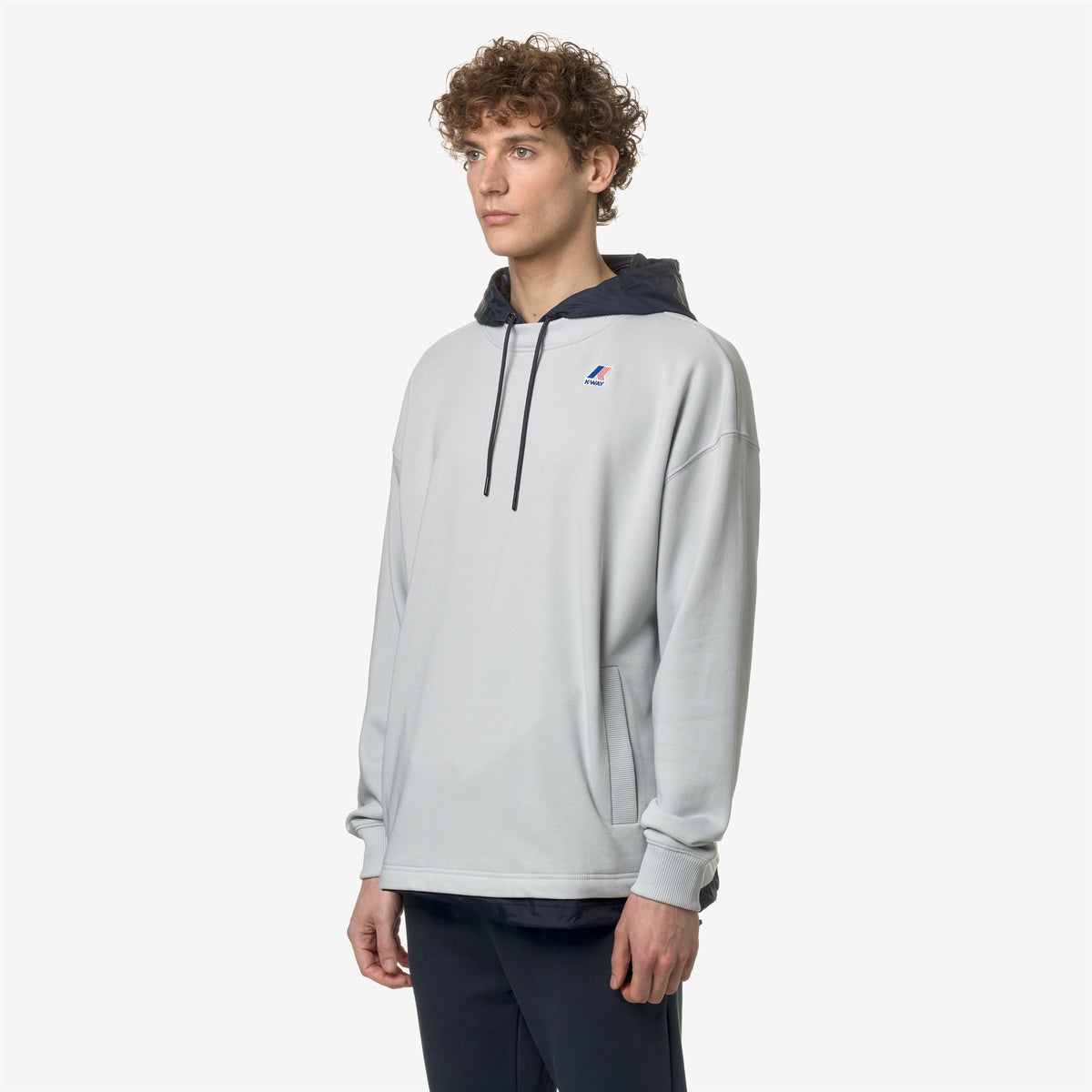 Fleece_Unisex_LE VRAI DONATIEN NYLON PC_Jumper_Grey Lt - Blue Depth - Commercial 5