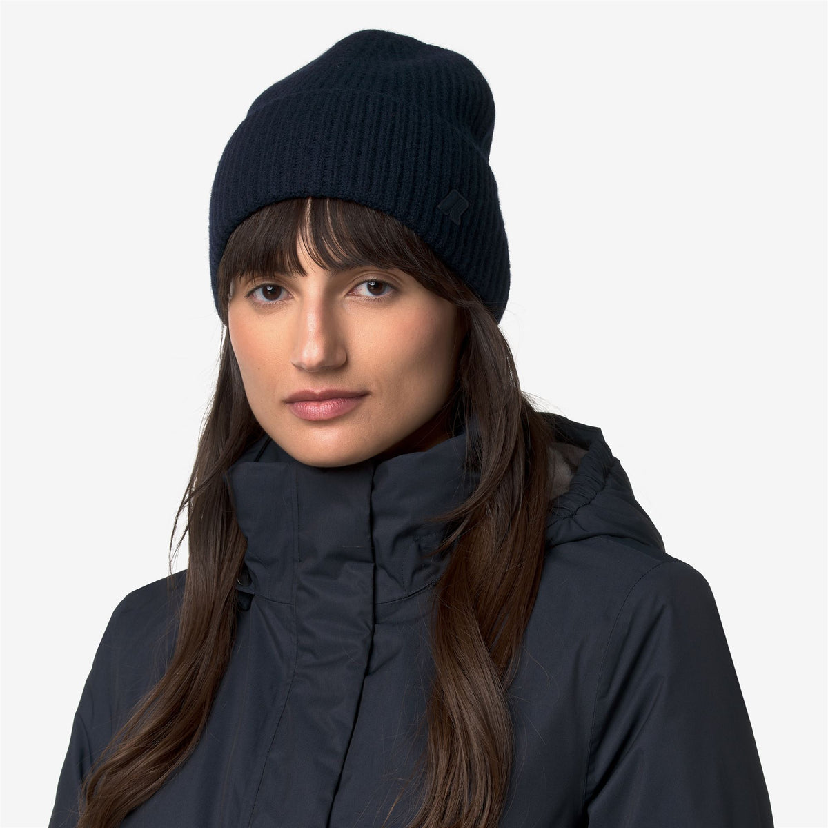 Headwear_Unisex_EVETTES CARDIGAN STITCH WOOL_Hat_Blue Depth - Commercial 4