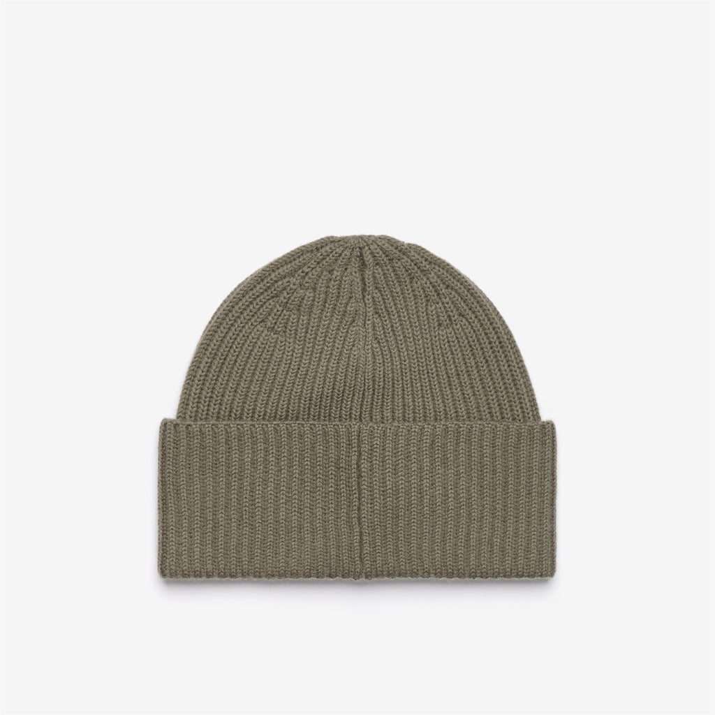 Headwear_Unisex_EVETTES CARDIGAN STITCH WOOL_Hat_Green Army - Commercial 2