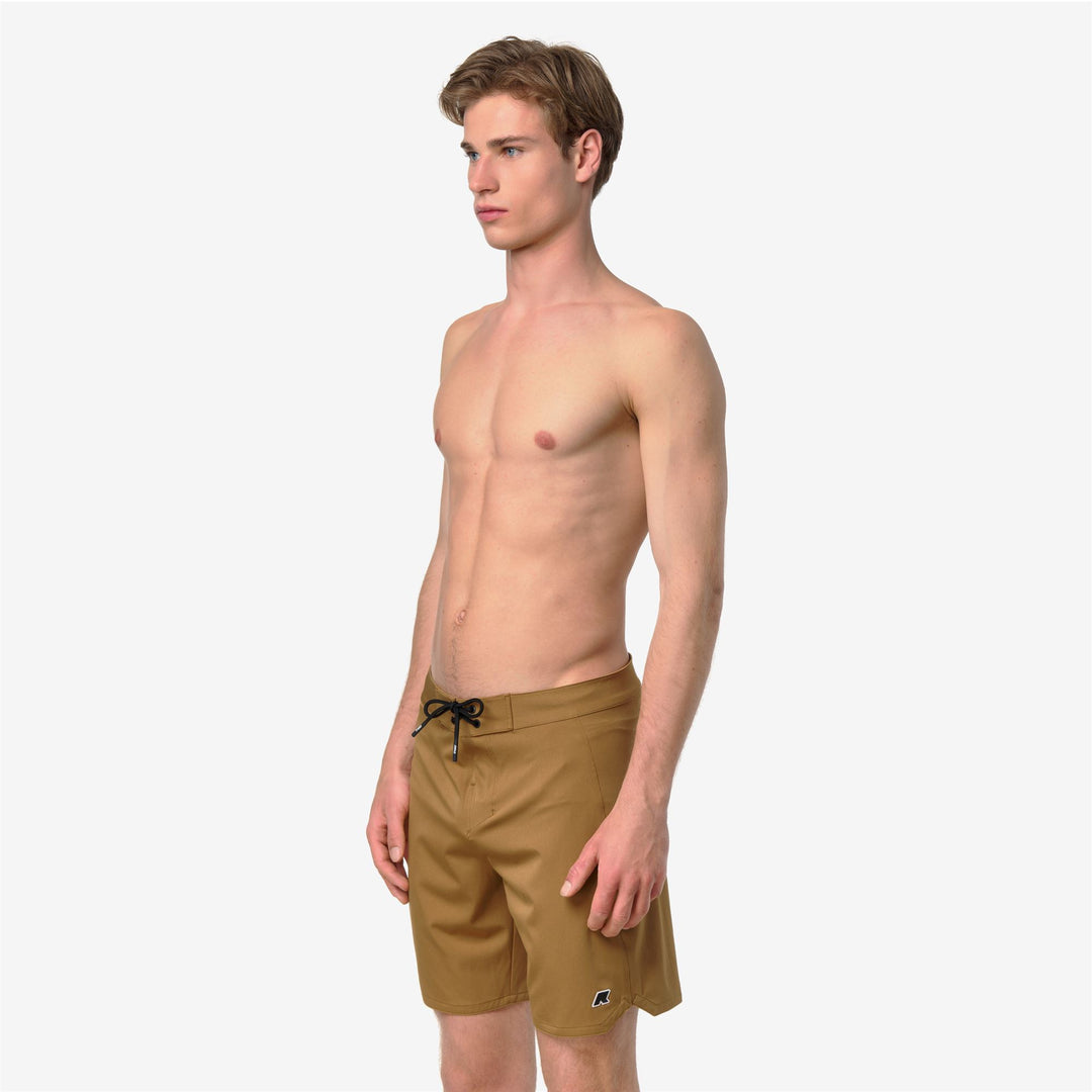 HAXLEY BEACH LF - Bathing Suits - Swimming Trunks - Man - BROWN BISTRE main