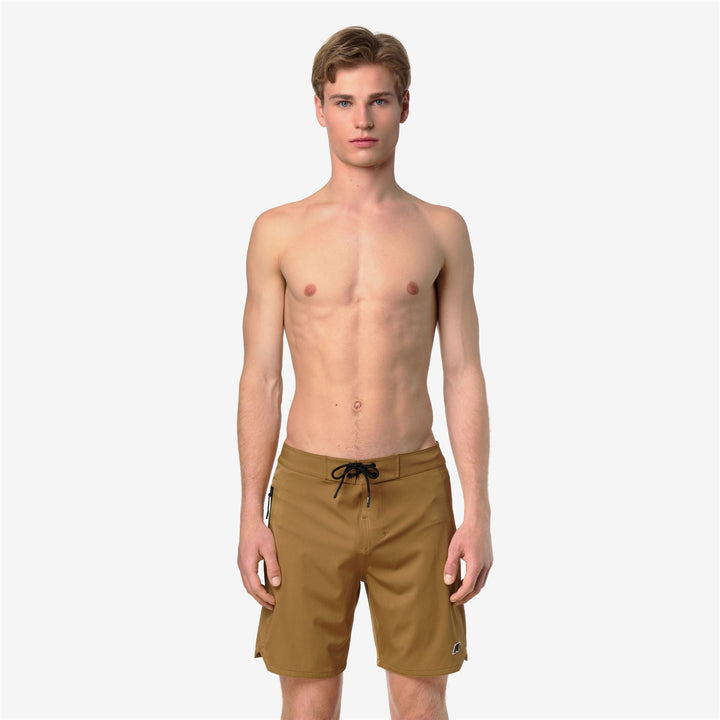HAXLEY BEACH LF - Bathing Suits - Swimming Trunks - Man - BROWN BISTRE 3
