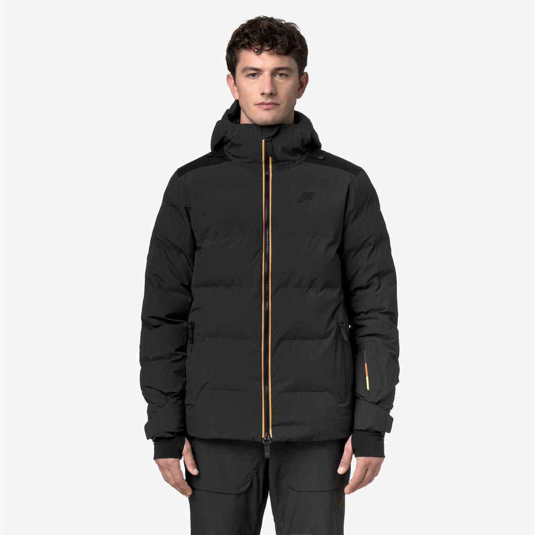MERIB  HQUILTED Jackets Mid Man Black Pure 01