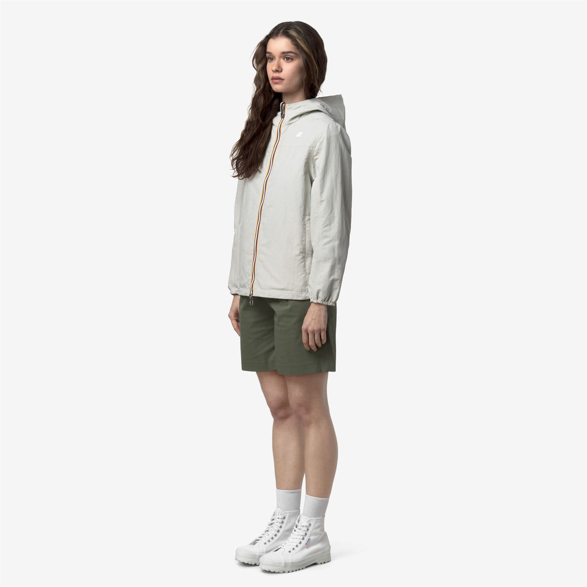 Jackets_Unisex_JAKE COTTON DOUBLE_Short_BEIGE LT - Green Lichen - Commercial 5