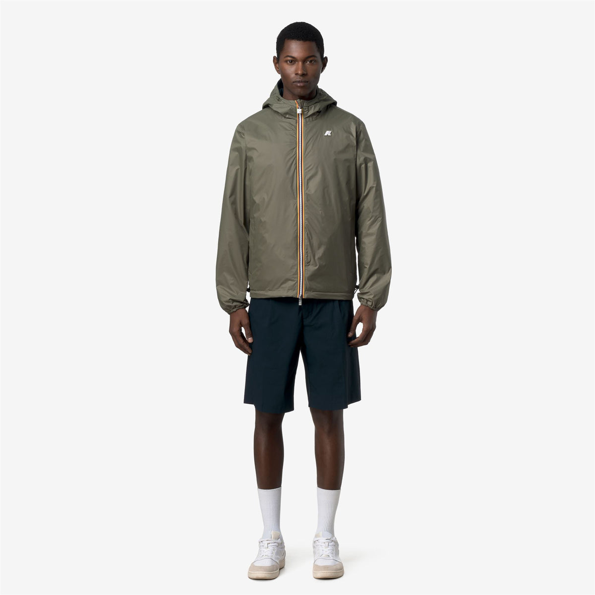 Jackets_Unisex_JAKE COTTON DOUBLE_Short_Blue Depth - Green Lichen - Commercial 7
