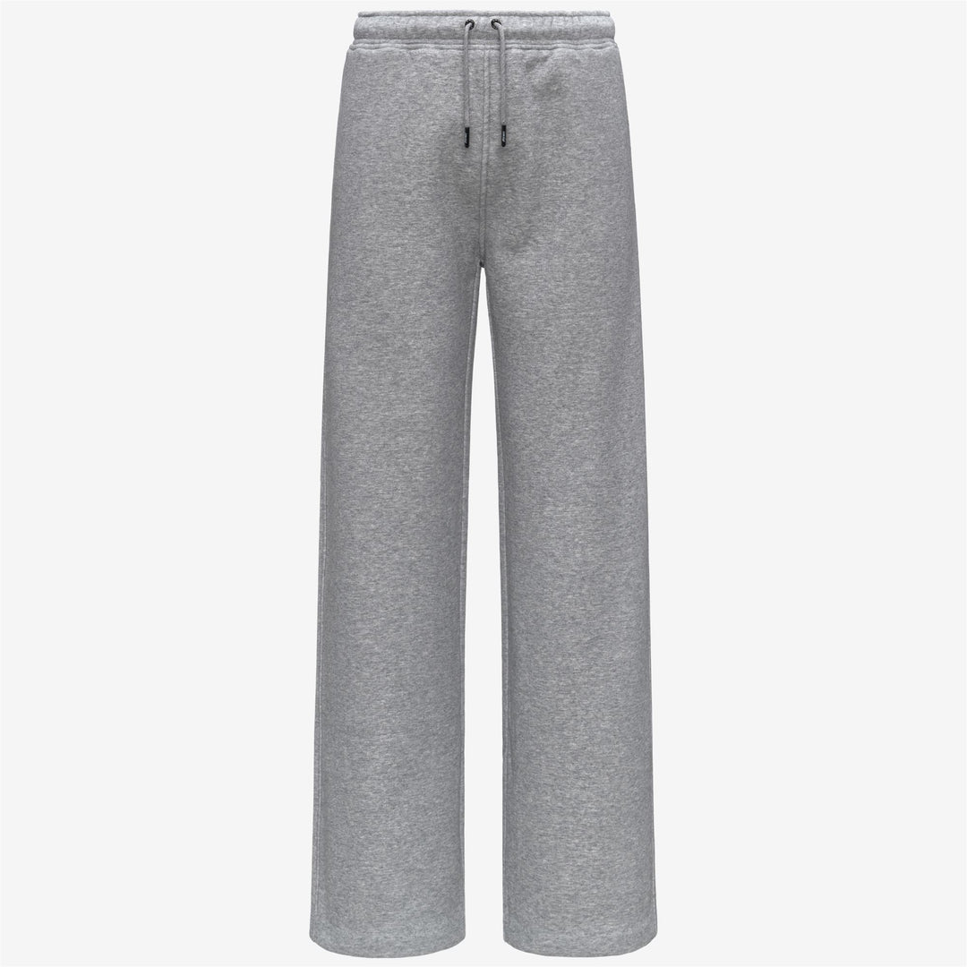 Grey Women's Relaxed Fit Palazzo Sweatpants for Light Sports 01