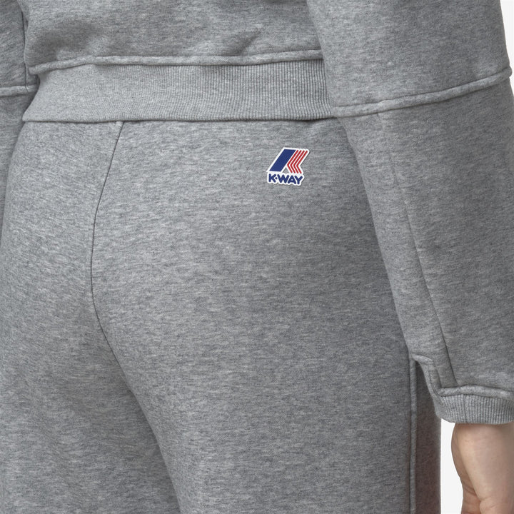 Pantaloni della tuta palazzo grigi da donna dalla vestibilità rilassata per sport leggeri 2