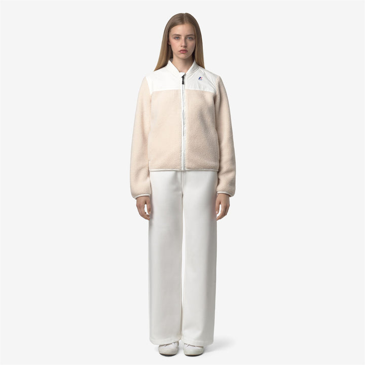 Pantaloni della tuta palazzo bianchi da donna dalla vestibilità rilassata per le attività ricreative 3