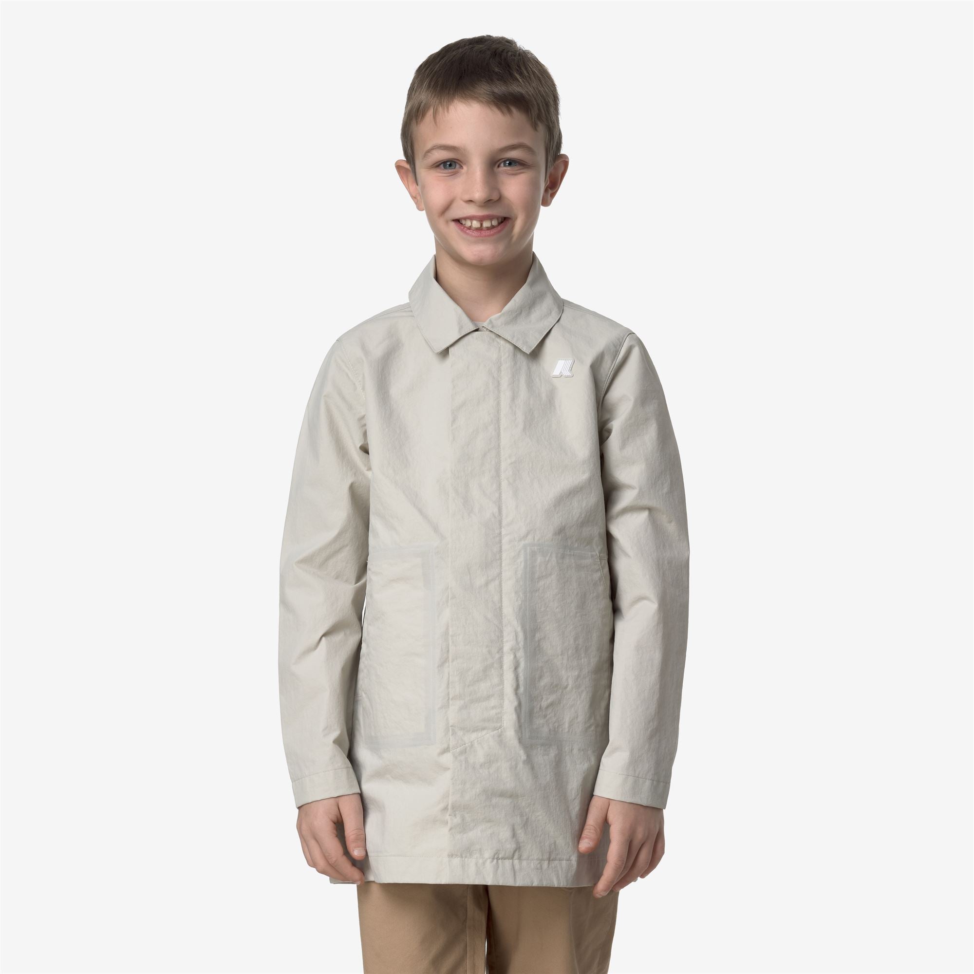 Jackets_BOY_P. KENLEY COTTON NYLON_3/4 Length_BEIGE LT - Commercial 4