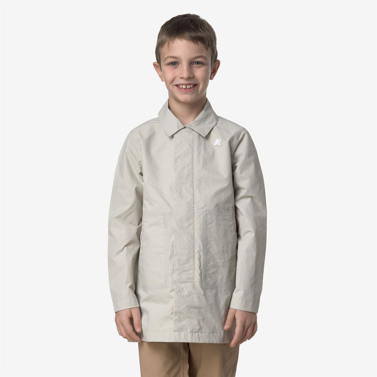 Jackets_BOY_P. KENLEY COTTON NYLON_3/4 Length_BEIGE LT - Commercial 4