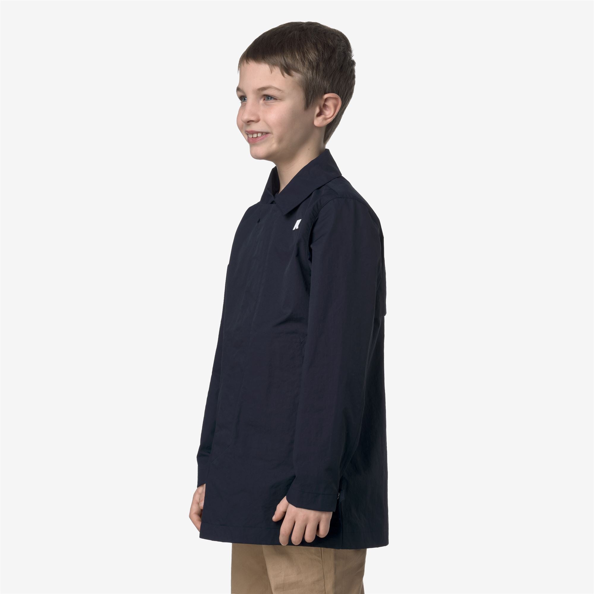 Jackets_BOY_P. KENLEY COTTON NYLON_3/4 Length_Blue Depth - Commercial 5