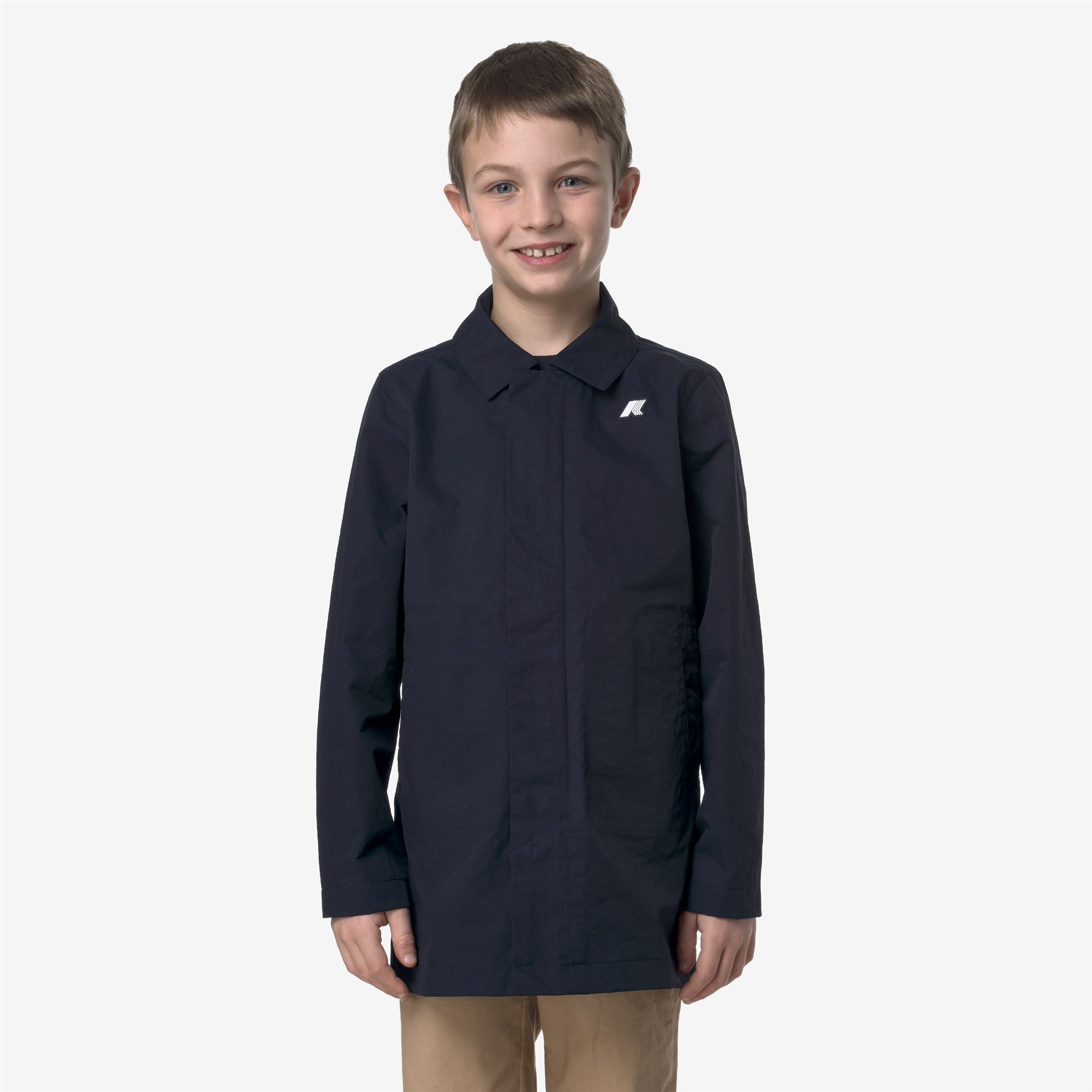 Jackets_BOY_P. KENLEY COTTON NYLON_3/4 Length_Blue Depth - Commercial 4