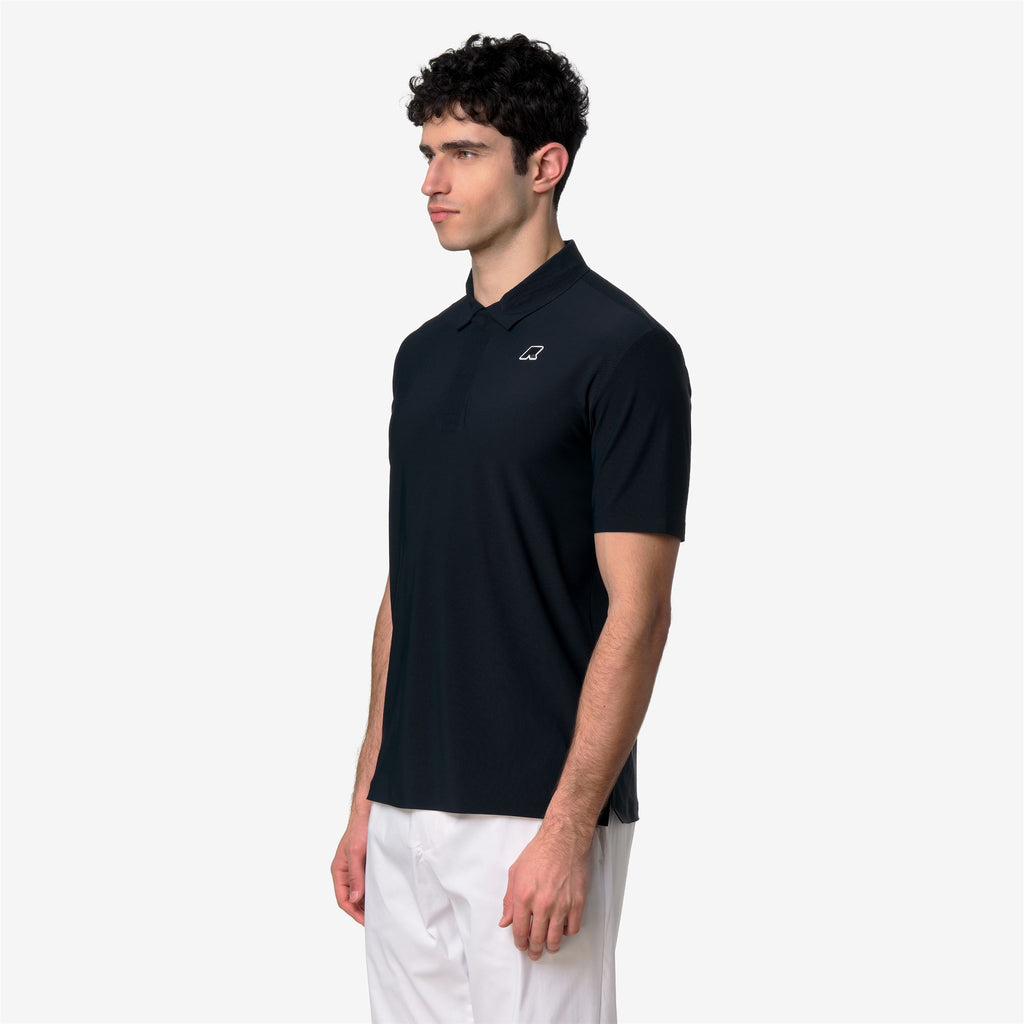 Active Jerseys_Man_SWING GOLF_Polo Shirt_Blue Depth BW - Commercial 5
