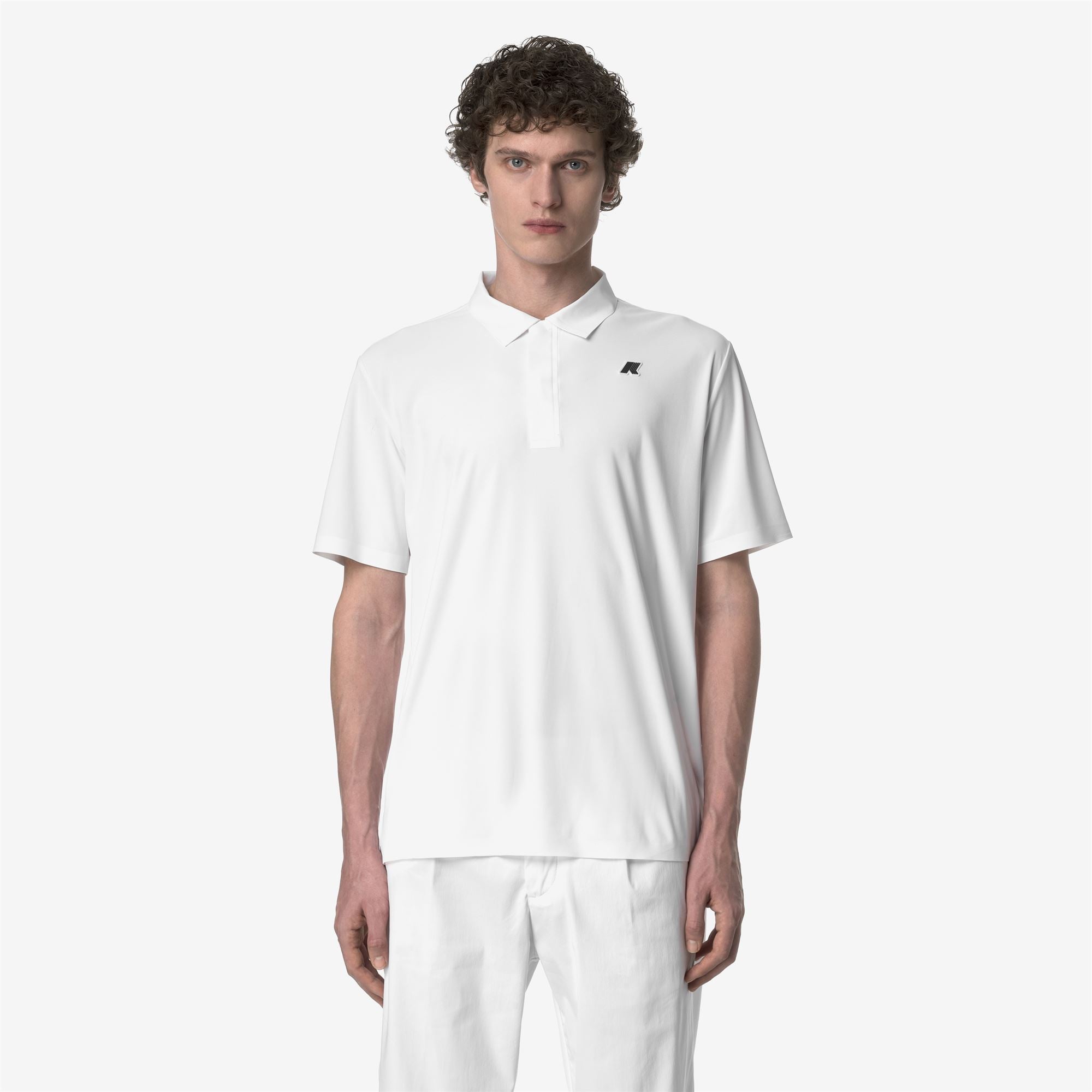 Active Jerseys Man SWING GOLF Polo Shirt WHITE BRIGHT