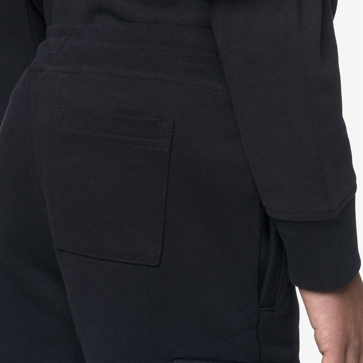 Pantaloni cargo in pile blu per bambini, per sport e tempo libero 2