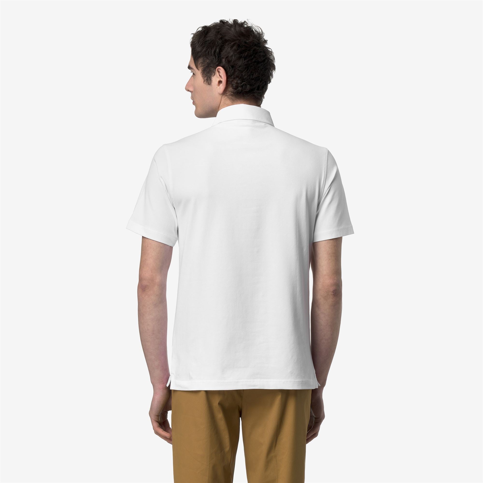 Polo Shirts_Man_VIGGO LT STRETCH JERSEY SLIM_Polo_White - White - Commercial 6