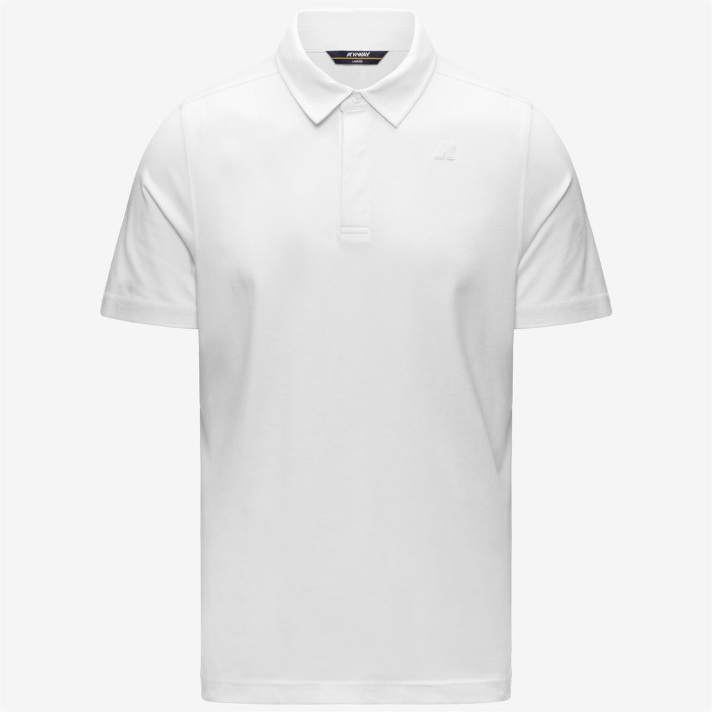 Polo Shirts_Man_VIGGO LT STRETCH JERSEY SLIM_Polo_White - White - Commercial 1