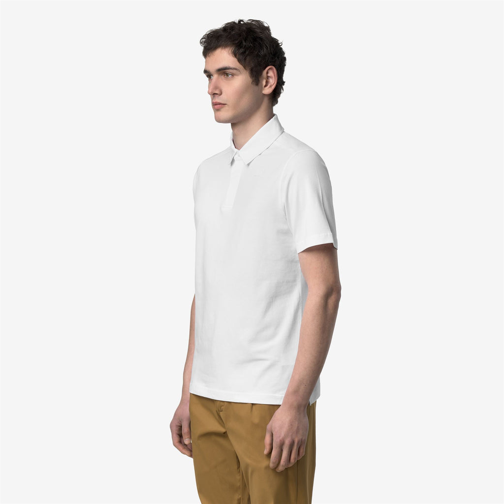 Polo Shirts_Man_VIGGO LT STRETCH JERSEY SLIM_Polo_White - White - Commercial 5