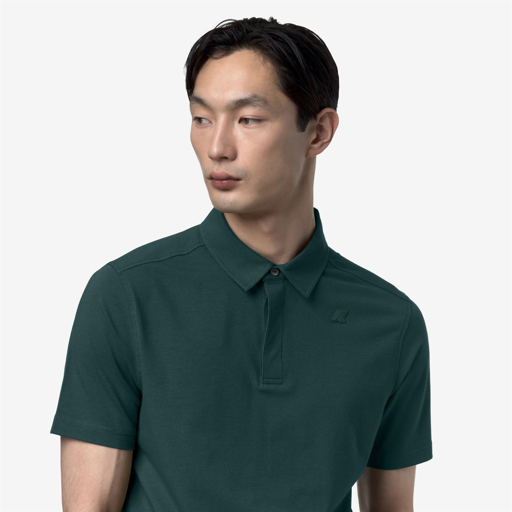 Polo Shirts_Man_VIGGO LT STRETCH JERSEY SLIM_Polo_Green Dk Jungle - Commercial 7