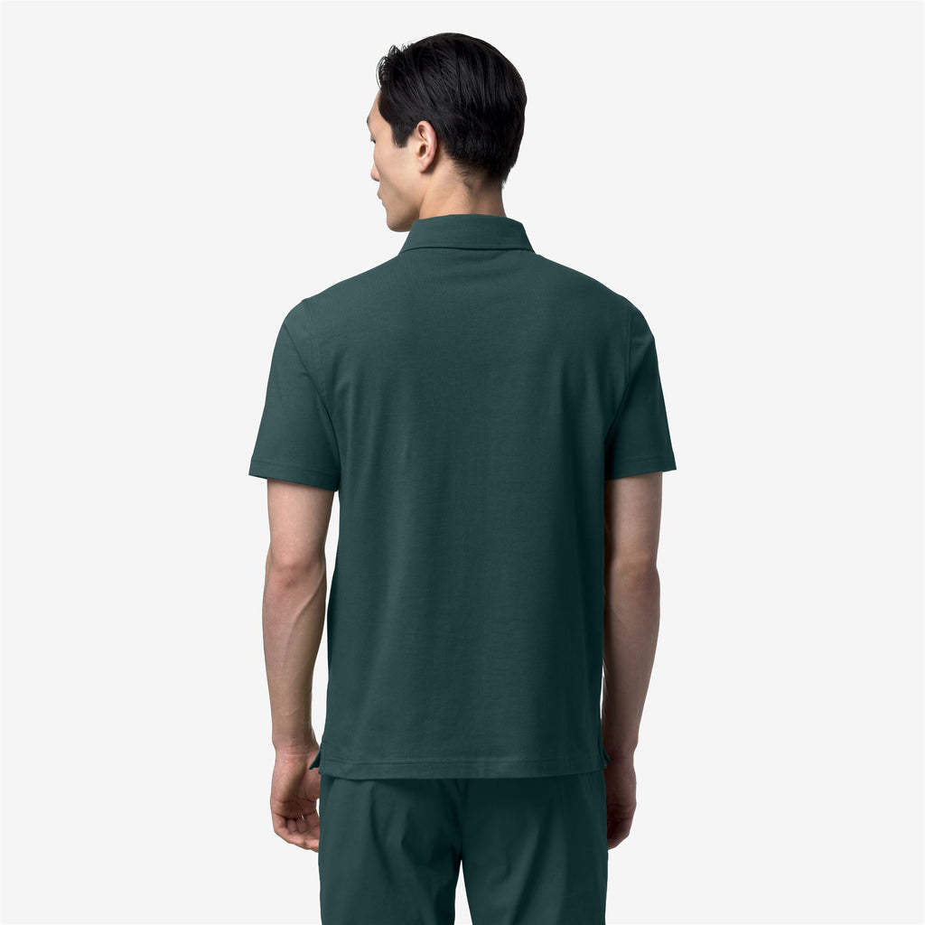 Polo Shirts_Man_VIGGO LT STRETCH JERSEY SLIM_Polo_Green Dk Jungle - Commercial 6