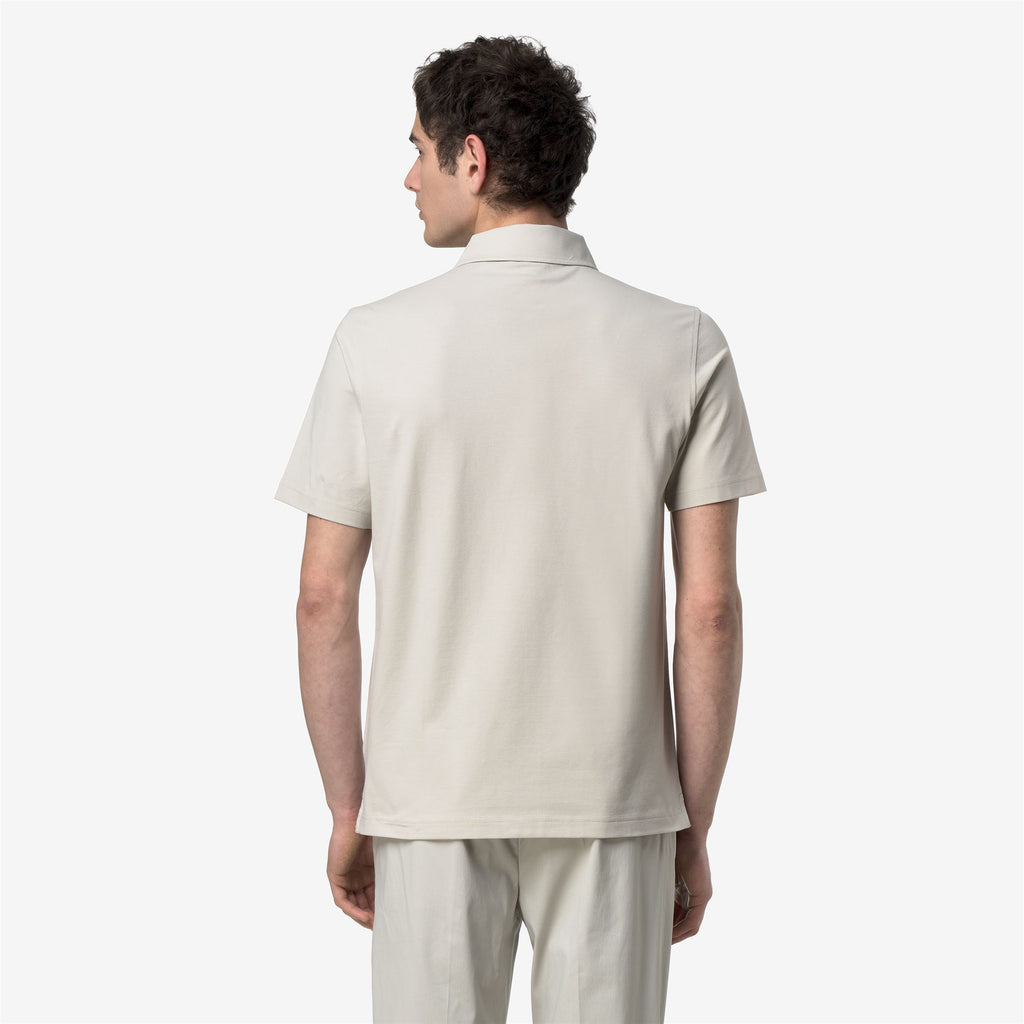 Polo Shirts_Man_VIGGO LT STRETCH JERSEY SLIM_Polo_BEIGE LT - Commercial 6