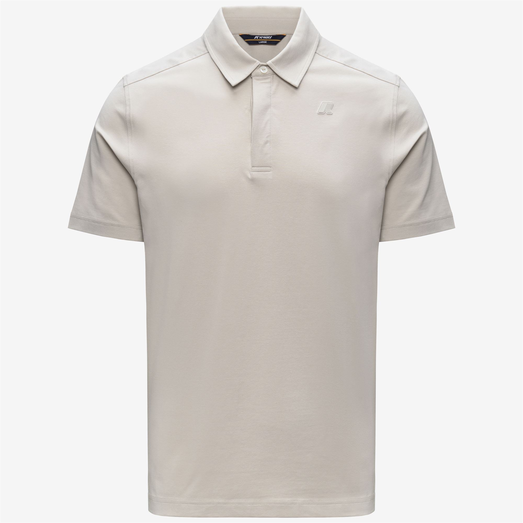 Polo Shirts_Man_VIGGO LT STRETCH JERSEY SLIM_Polo_BEIGE LT - Commercial 1