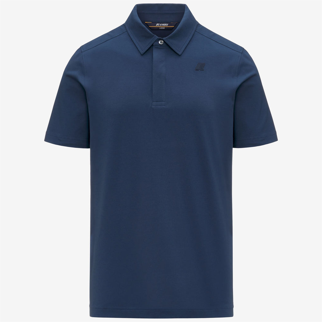 Polo Shirts_Man_VIGGO LT STRETCH JERSEY SLIM_Polo_Blue Insignia - Commercial 1