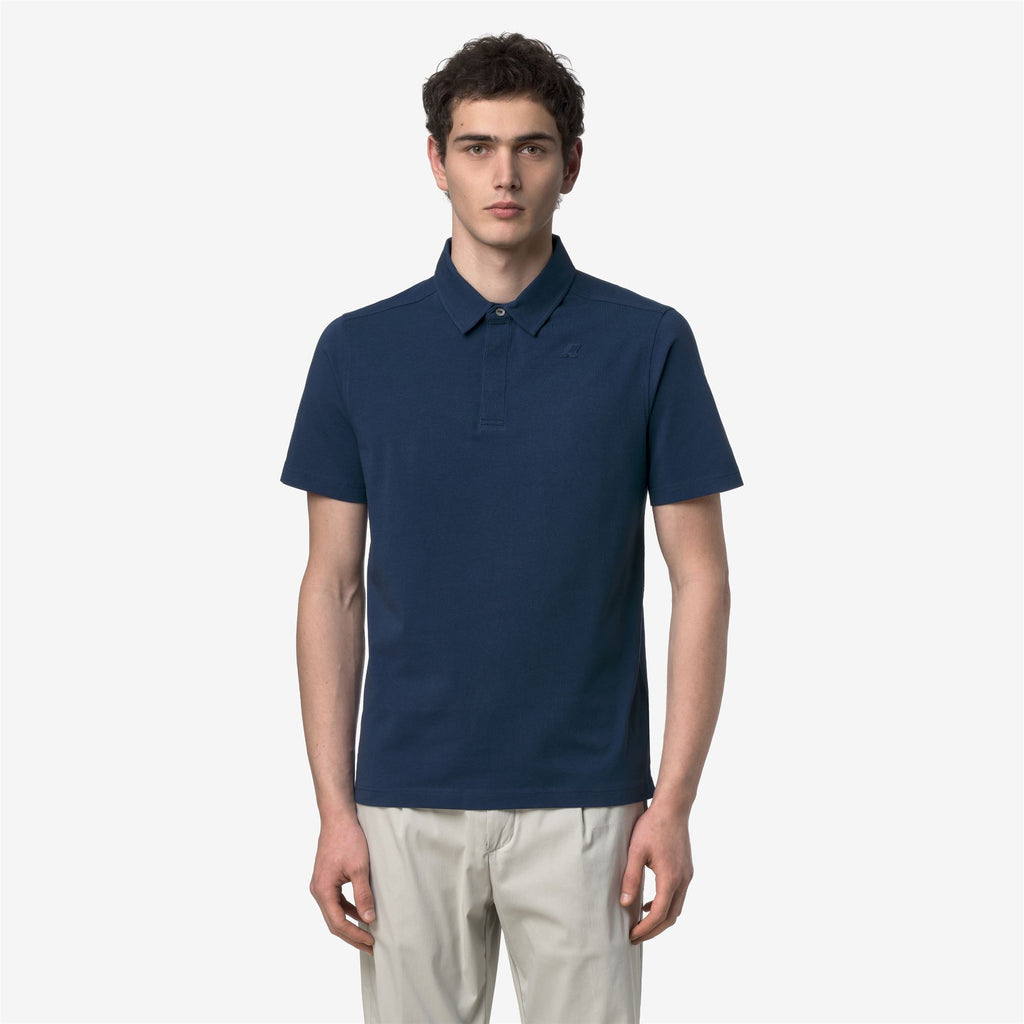 Polo Shirts_Man_VIGGO LT STRETCH JERSEY SLIM_Polo_Blue Insignia - Commercial 4