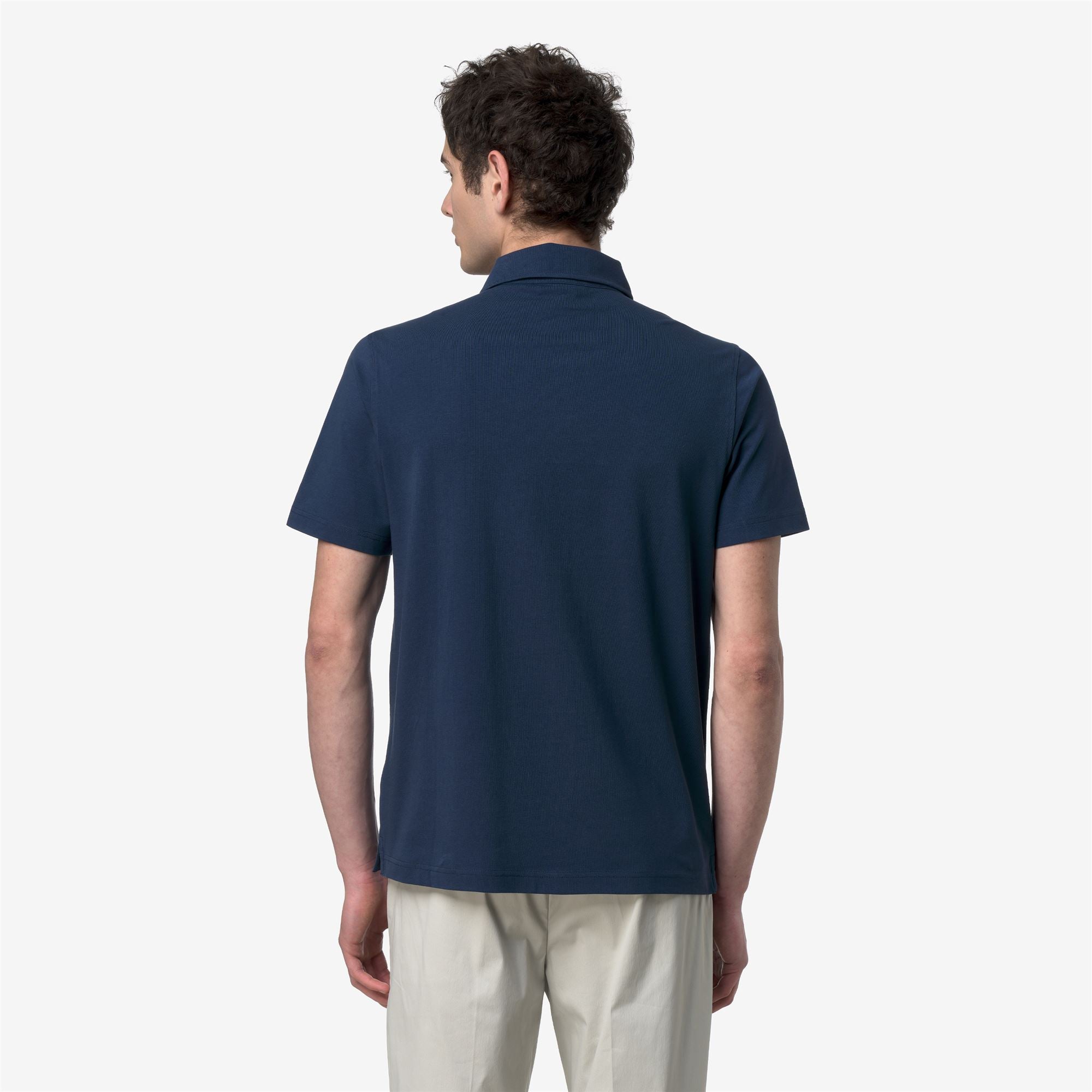 Polo Shirts_Man_VIGGO LT STRETCH JERSEY SLIM_Polo_Blue Insignia - Commercial 6