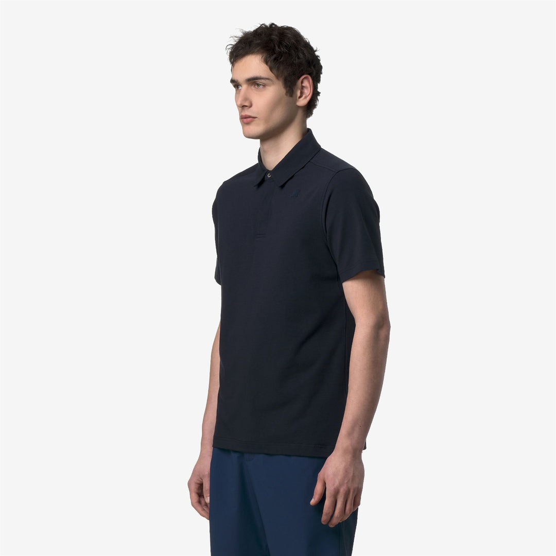 VIGGO LT STRETCH JERSEY SLIM - Polo Shirts - Polo - Man - BLUE DEPTH main