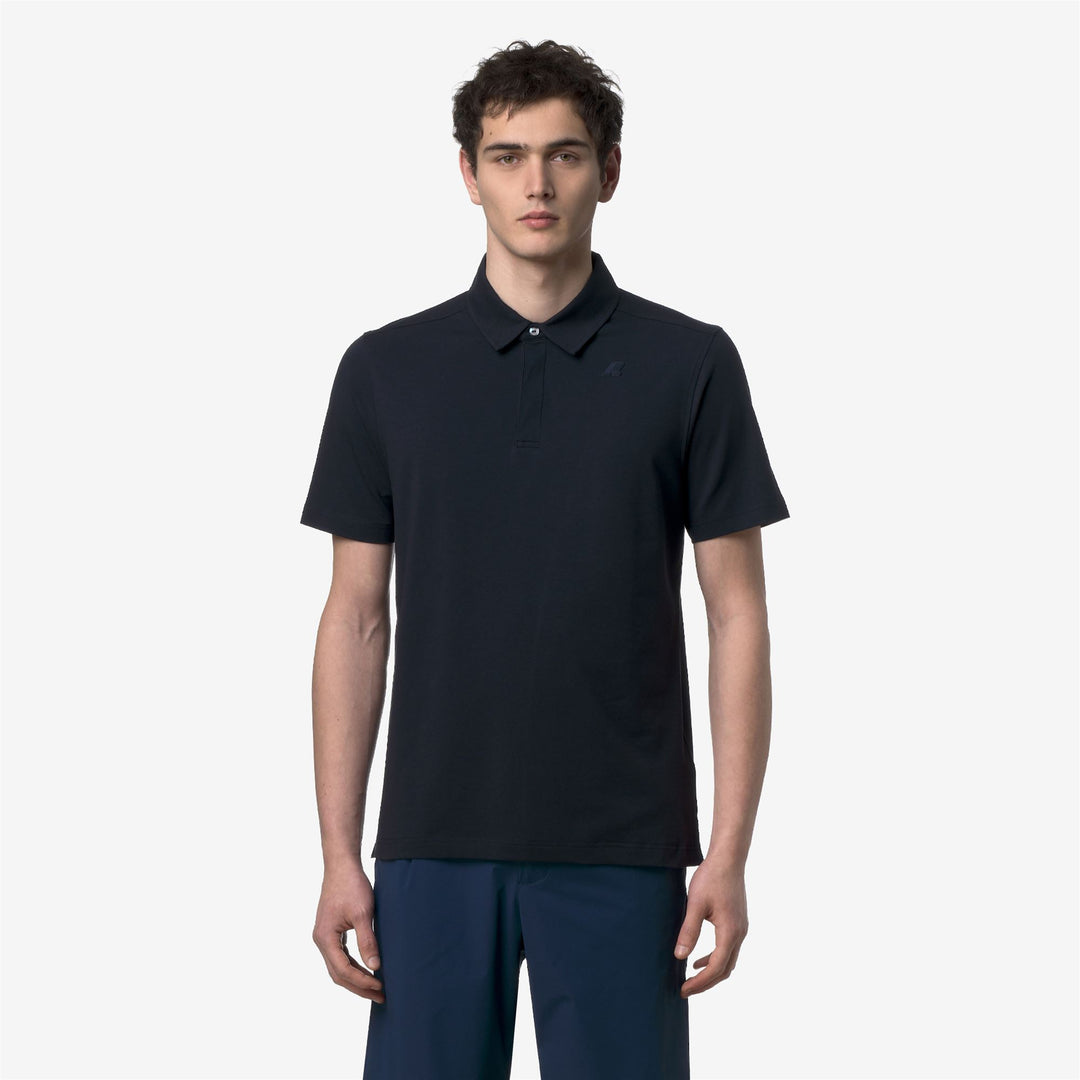 VIGGO LT STRETCH JERSEY SLIM - Polo Shirts - Polo - Man - BLUE DEPTH main
