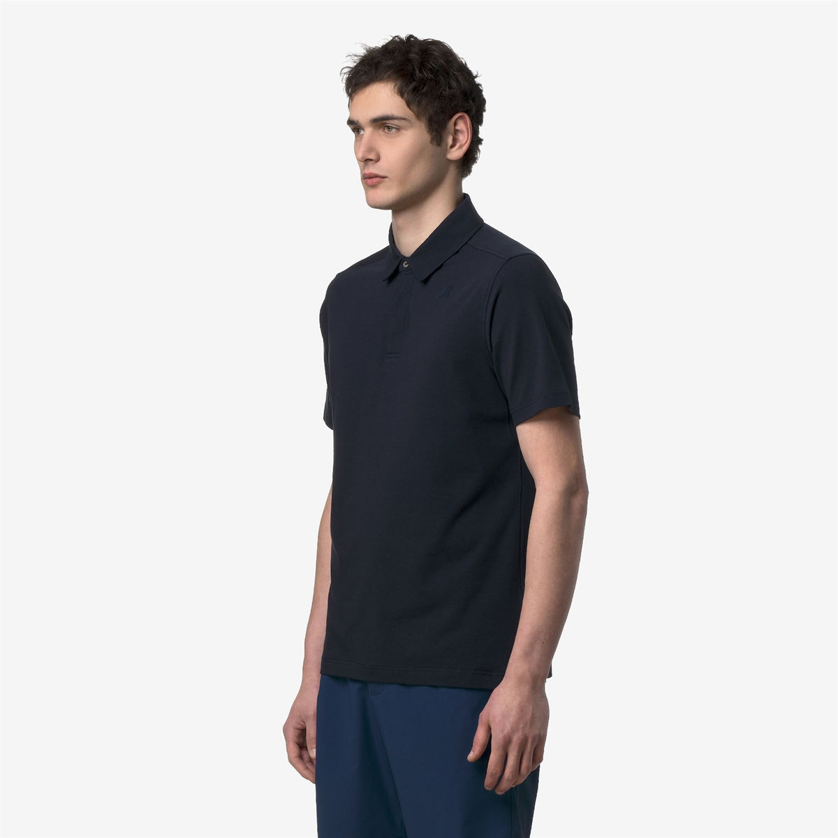 Polo Shirts_Man_VIGGO LT STRETCH JERSEY SLIM_Polo_Blue Depth - Commercial 5