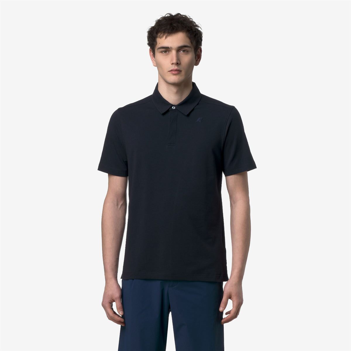 Polo Shirts_Man_VIGGO LT STRETCH JERSEY SLIM_Polo_Blue Depth - Commercial 4