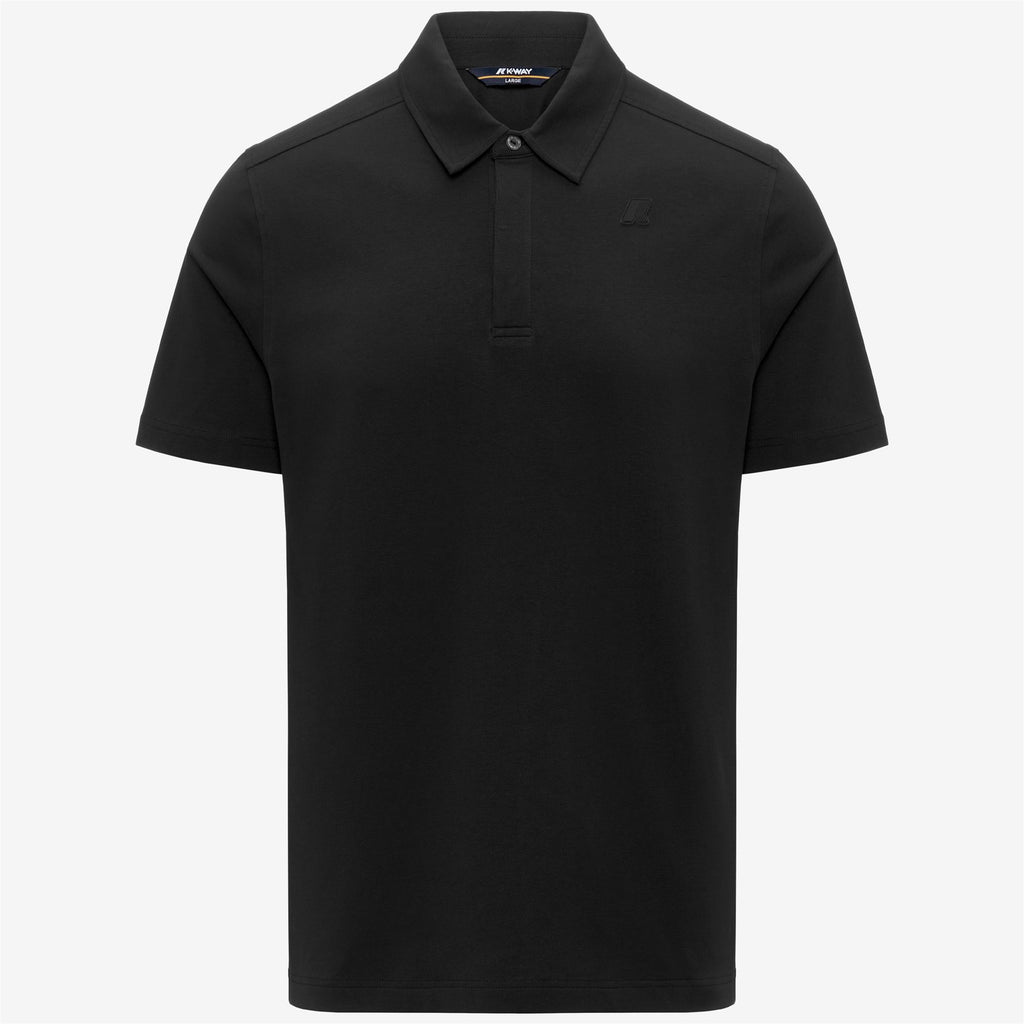 Polo Shirts_Man_VIGGO LT STRETCH JERSEY SLIM_Polo_Black Pure - Black Pure - Commercial 1