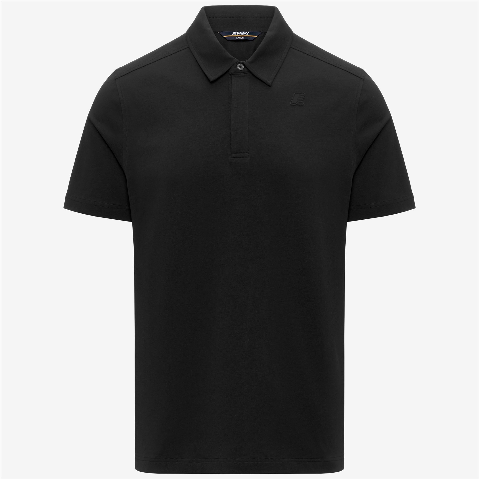 Polo Shirts_Man_VIGGO LT STRETCH JERSEY SLIM_Polo_Black Pure - Black Pure - Commercial 1