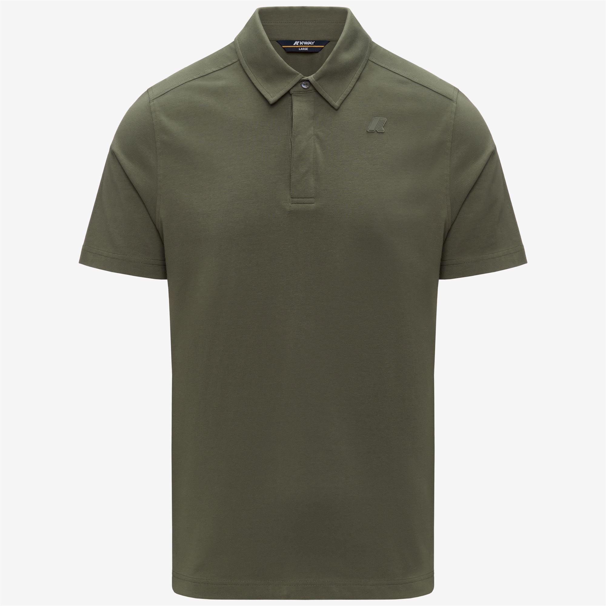 Polo Shirts_Man_VIGGO LT STRETCH JERSEY SLIM_Polo_Green Lichen - Commercial 1