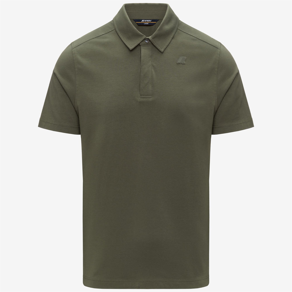 Polo Shirts_Man_VIGGO LT STRETCH JERSEY SLIM_Polo_Green Lichen - Commercial 1