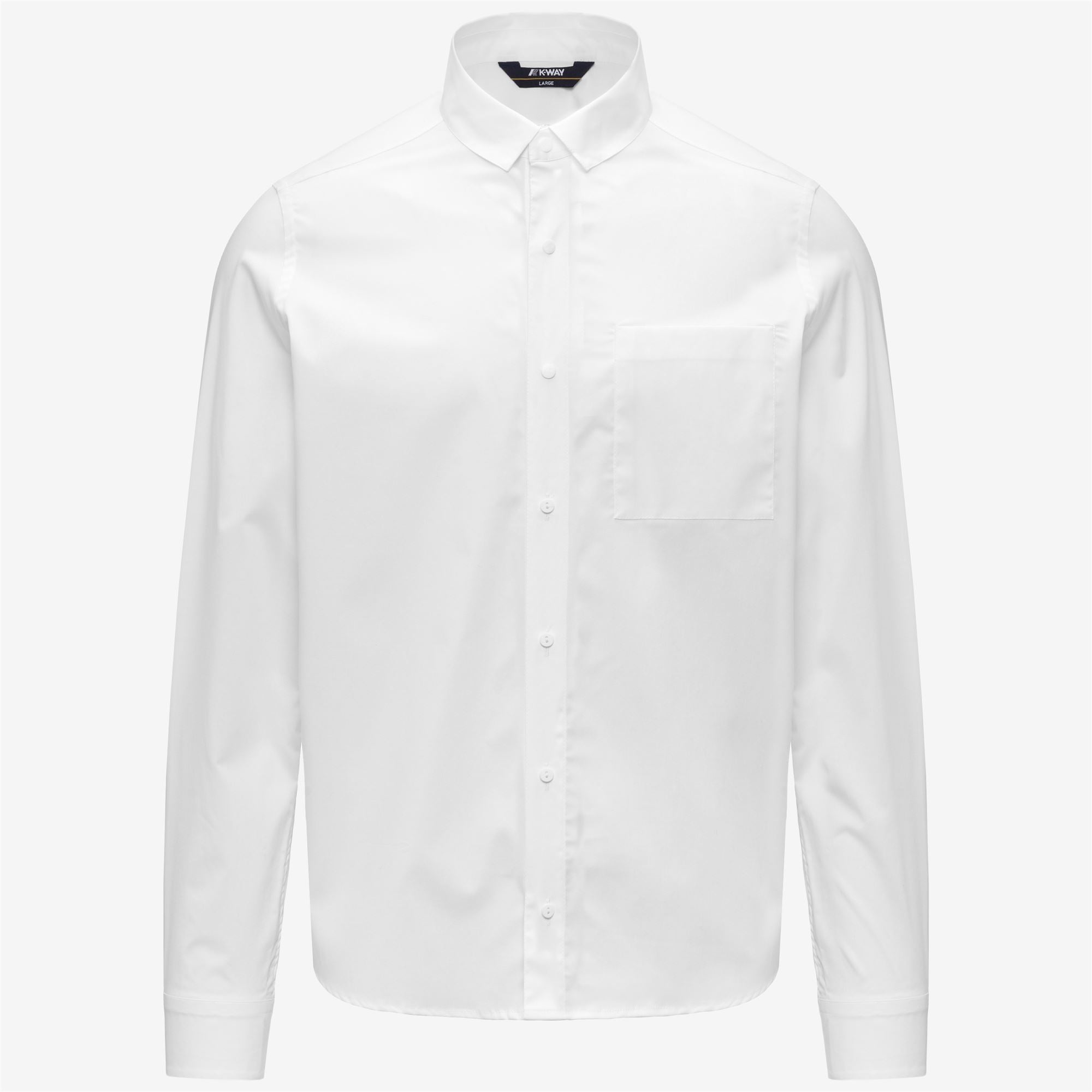 Shirts_Man_DAMIR ST POPLIN NO IRON_Classic_White - White - Commercial 1