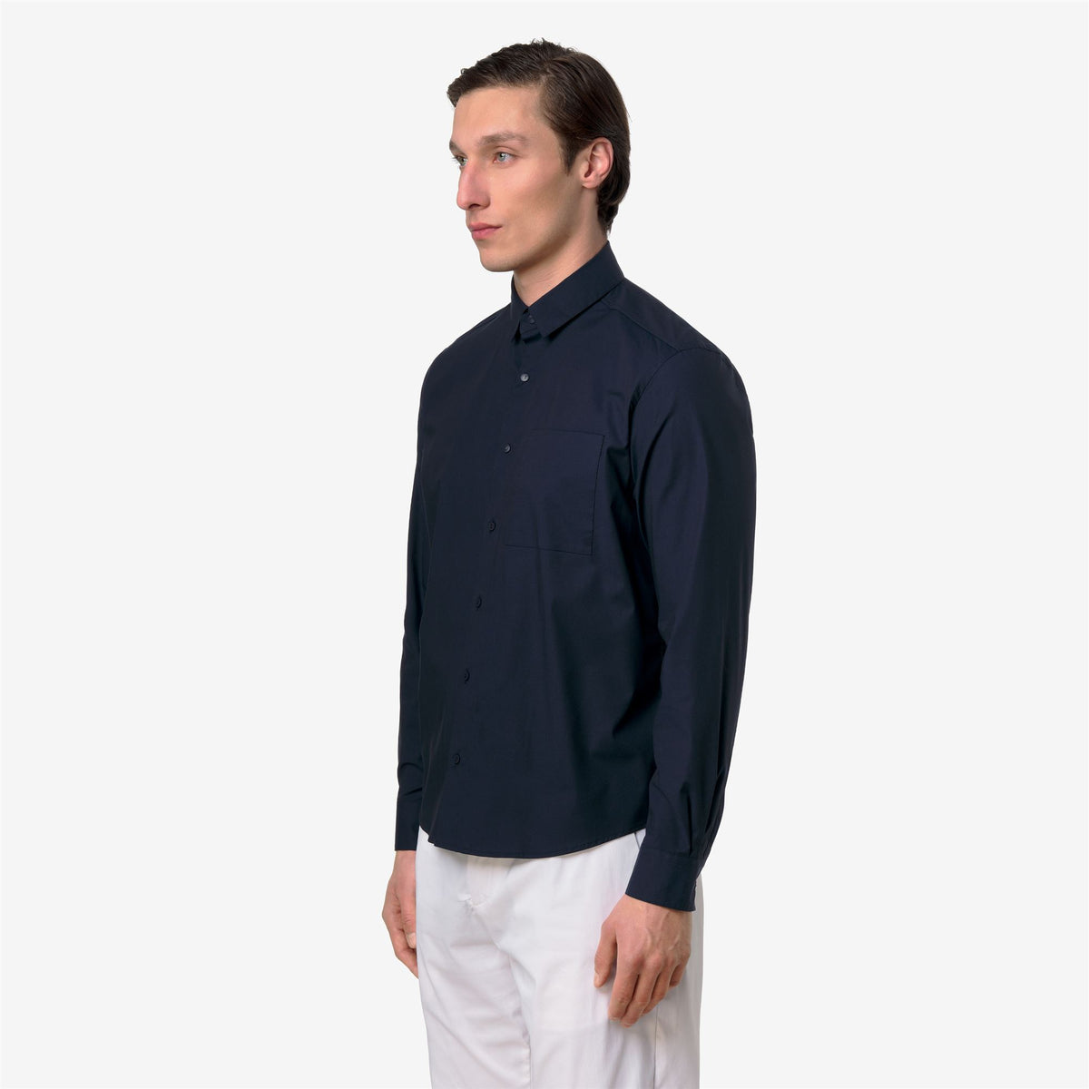 Shirts_Man_DAMIR ST POPLIN NO IRON_Classic_Blue Depth - Commercial 5