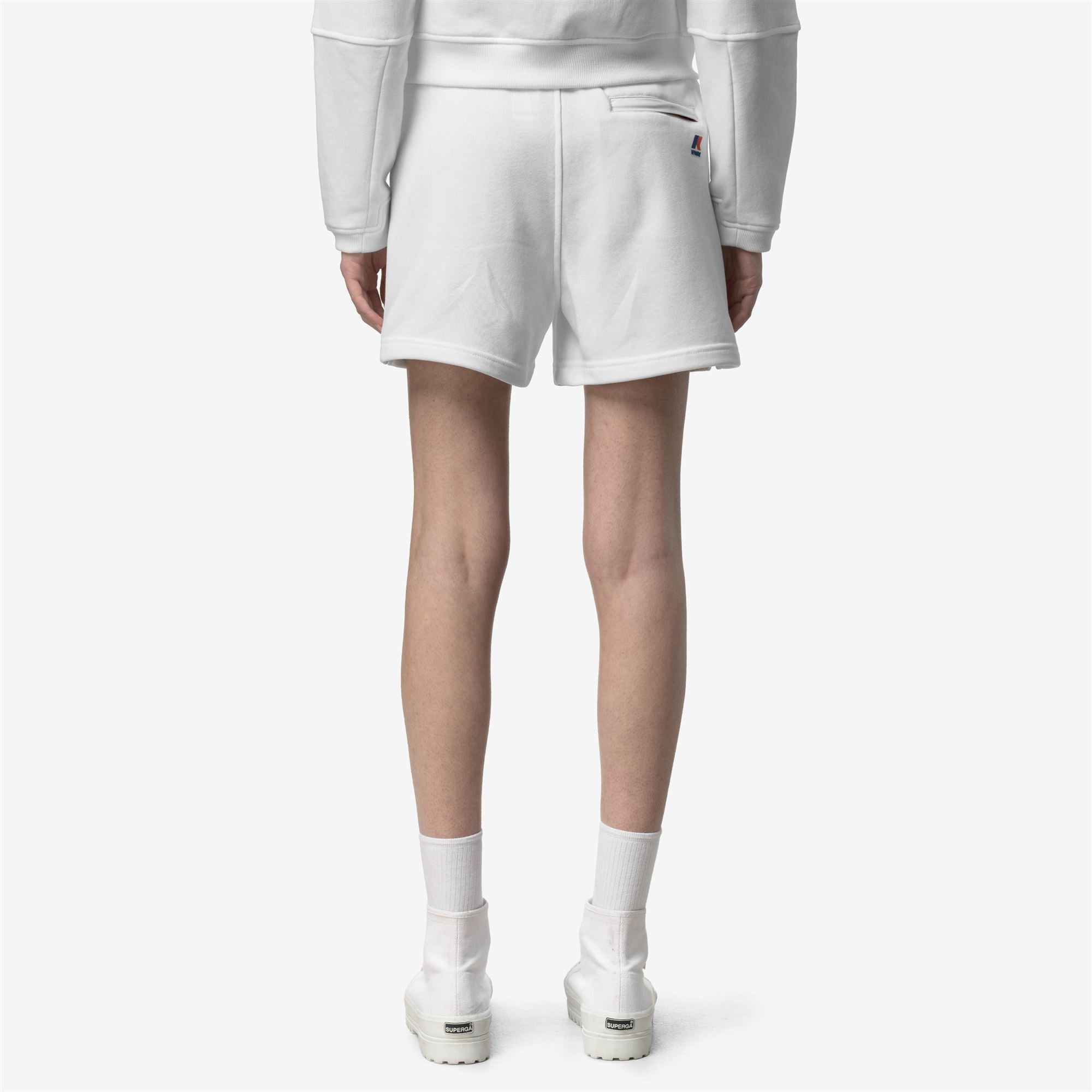 Shorts_WOMAN_RIKA POLY COTTON_Sport Shorts_White - White - Commercial 6