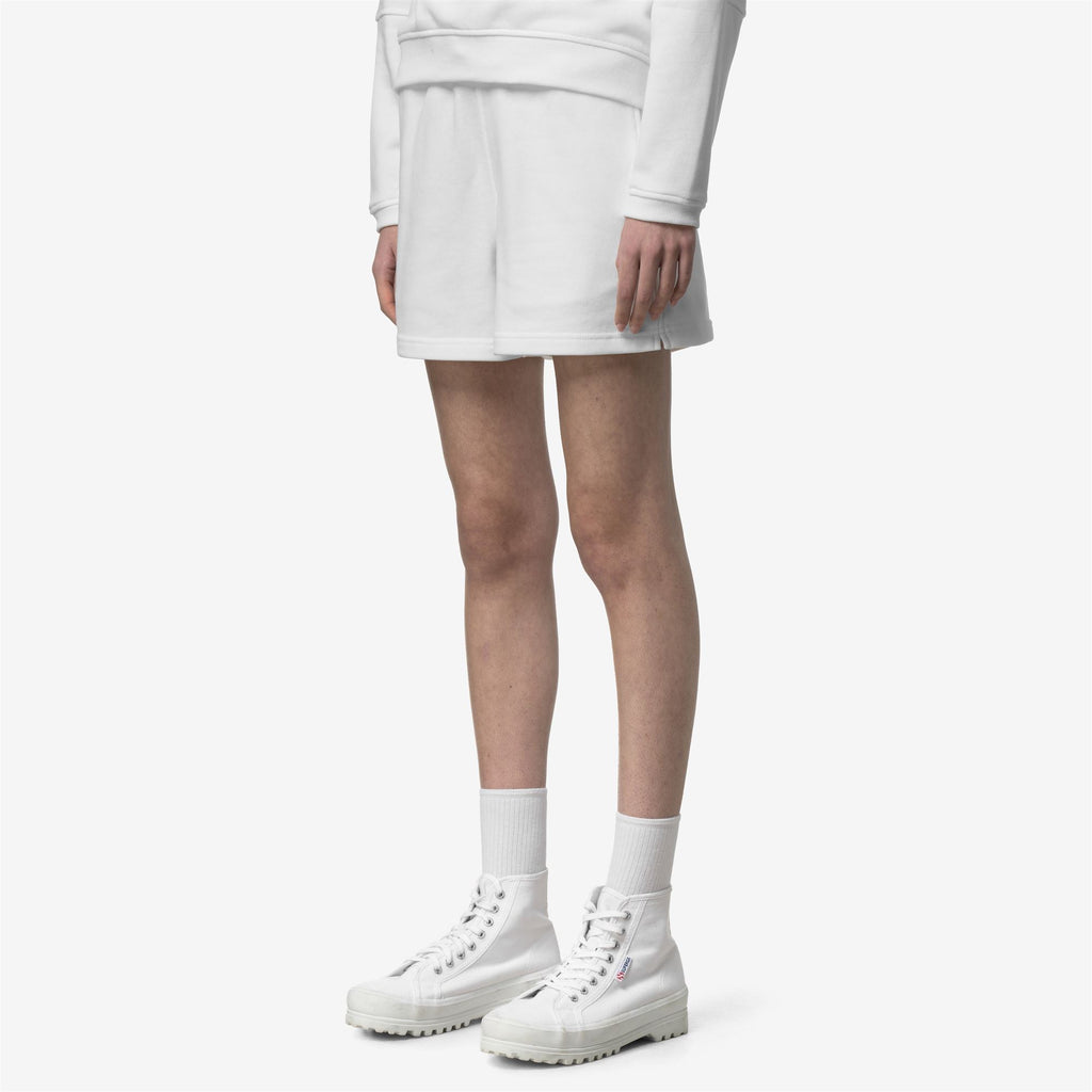 Shorts_WOMAN_RIKA POLY COTTON_Sport Shorts_White - White - Commercial 5