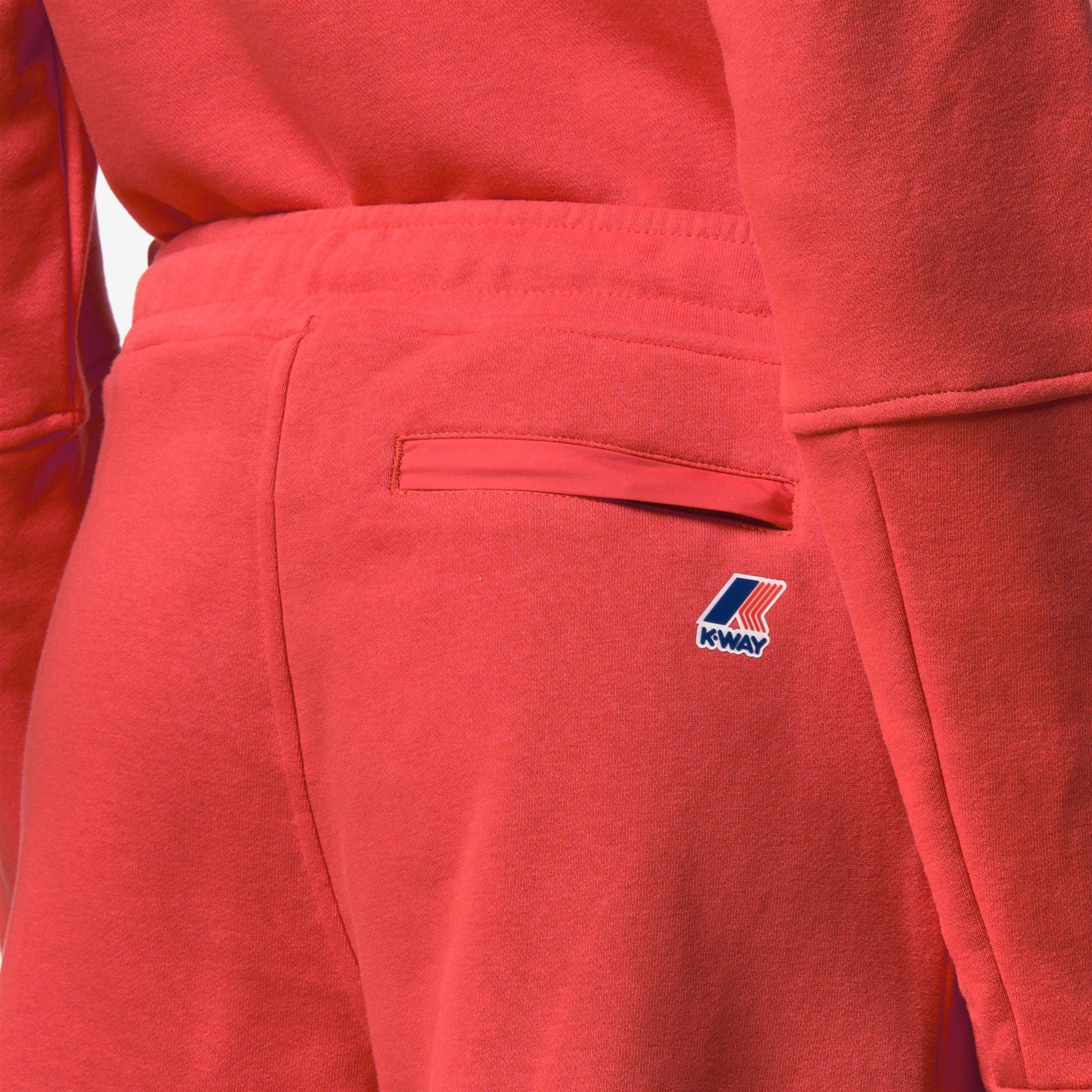 Shorts_WOMAN_RIKA POLY COTTON_Sport Shorts_Red Poppy - Commercial 7