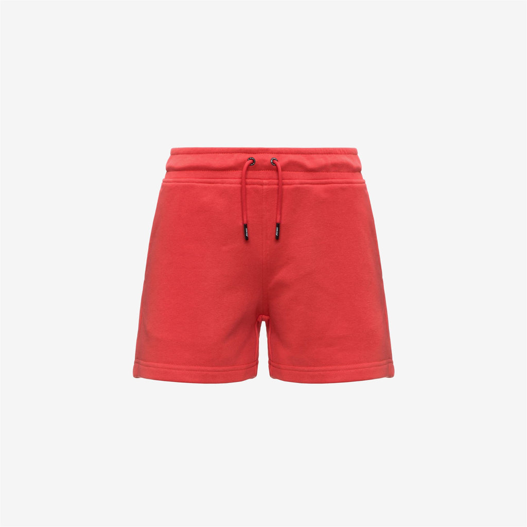Shorts_WOMAN_RIKA POLY COTTON_Sport Shorts_Red Poppy - Commercial 1