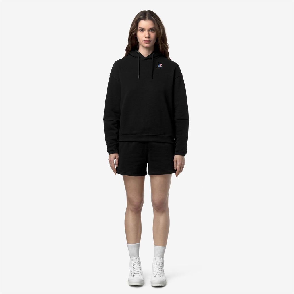 Shorts_WOMAN_RIKA POLY COTTON_Sport Shorts_Black Pure - Black Pure - Commercial 4