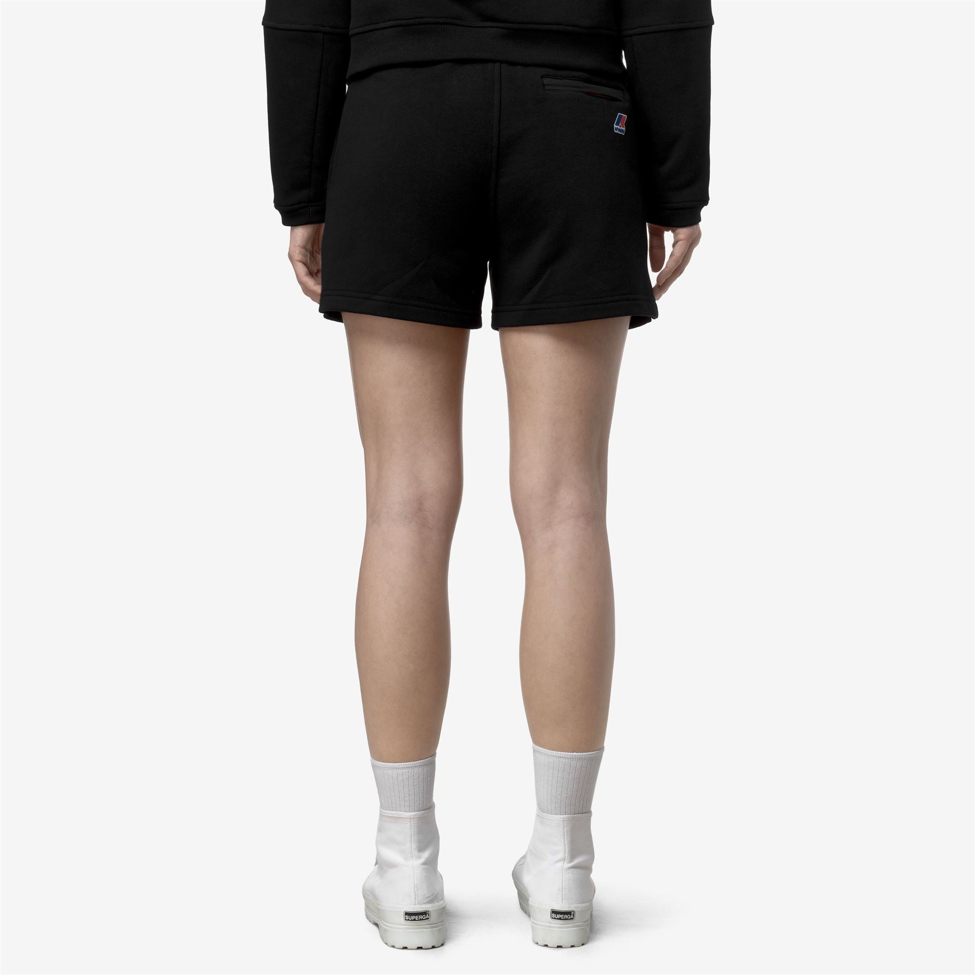 Shorts_WOMAN_RIKA POLY COTTON_Sport Shorts_Black Pure - Black Pure - Commercial 6